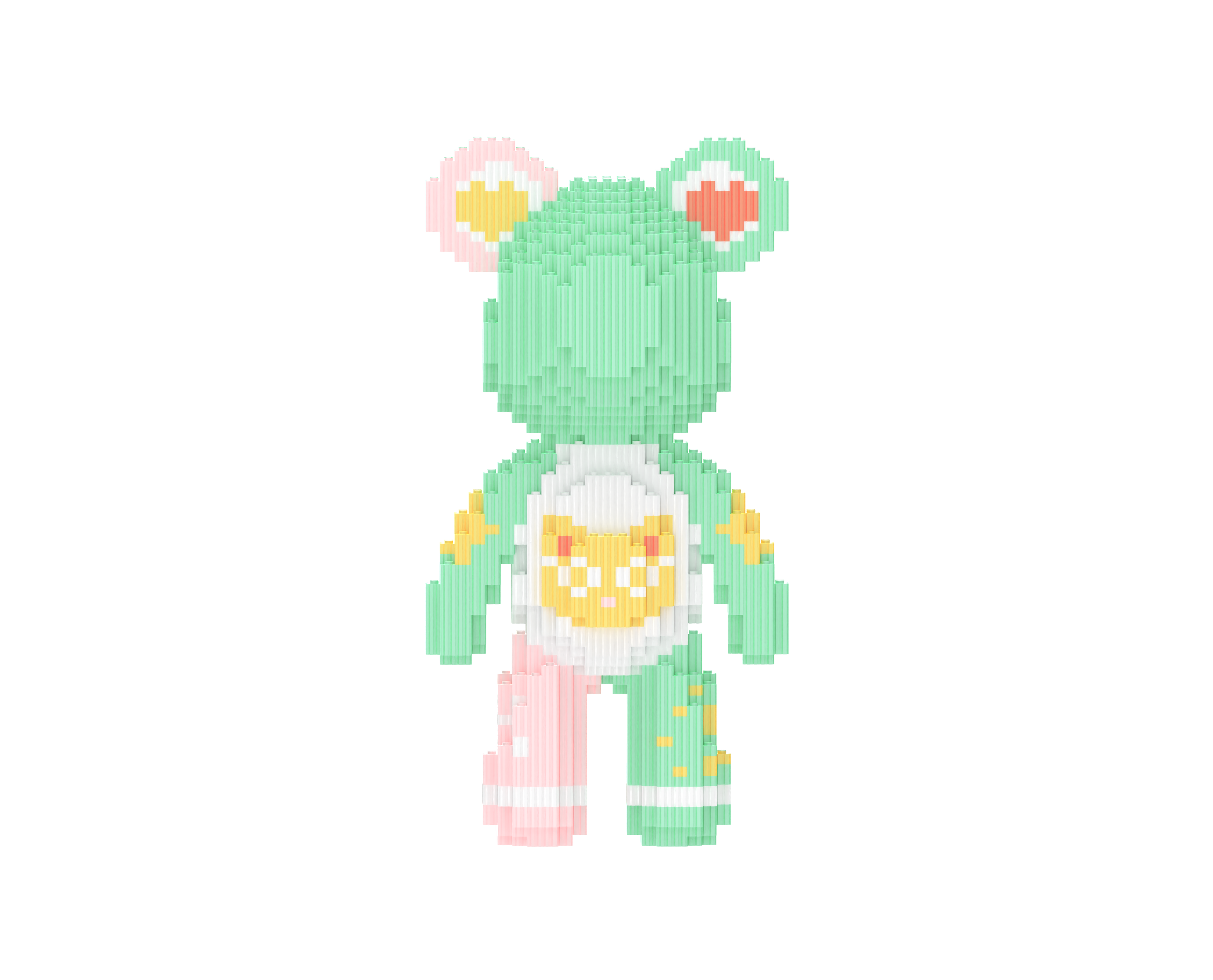 Fairy Tate Robet Blue Toy Bear Building Blocks Kit