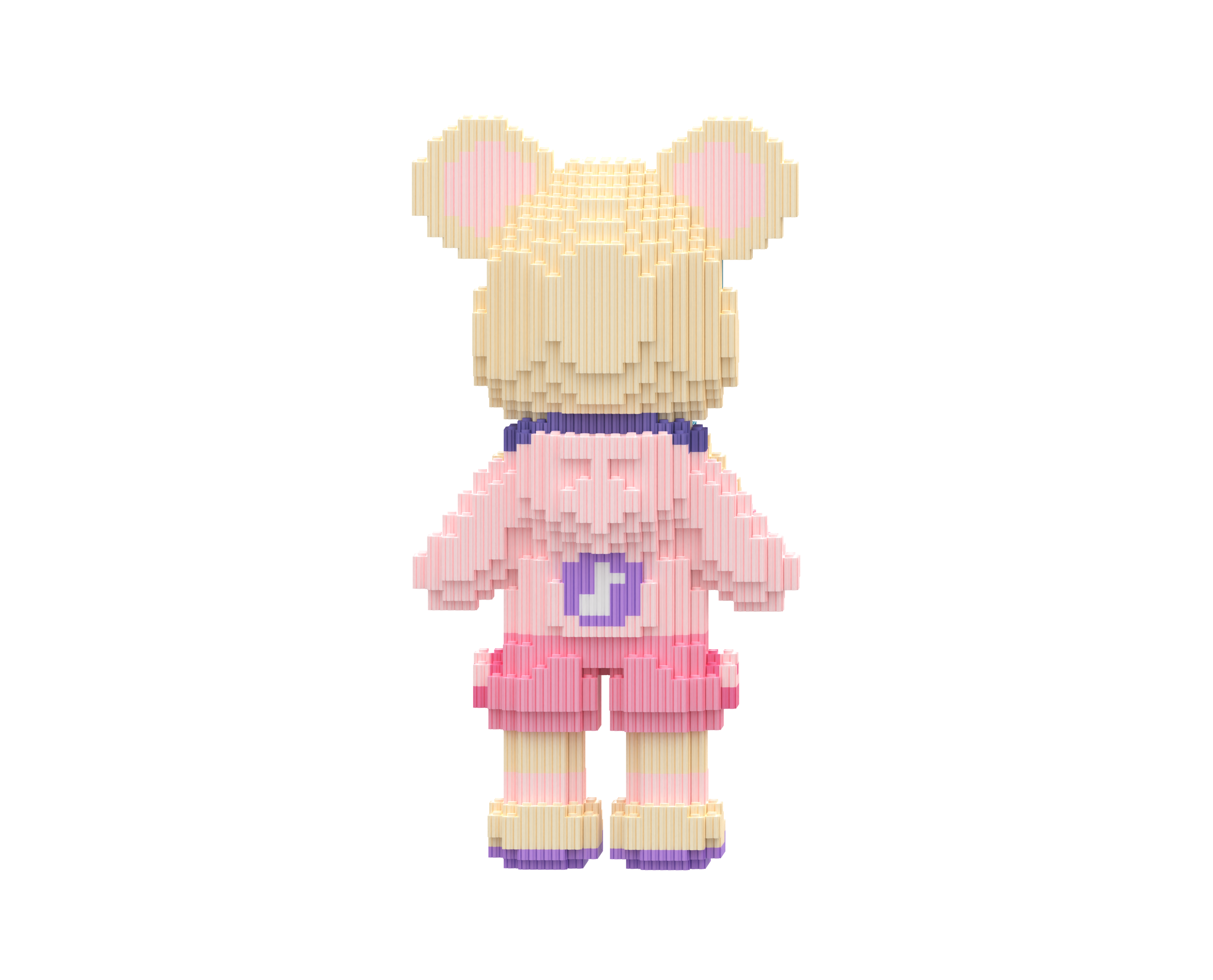 Music Toy Bear Building Blocks Kit