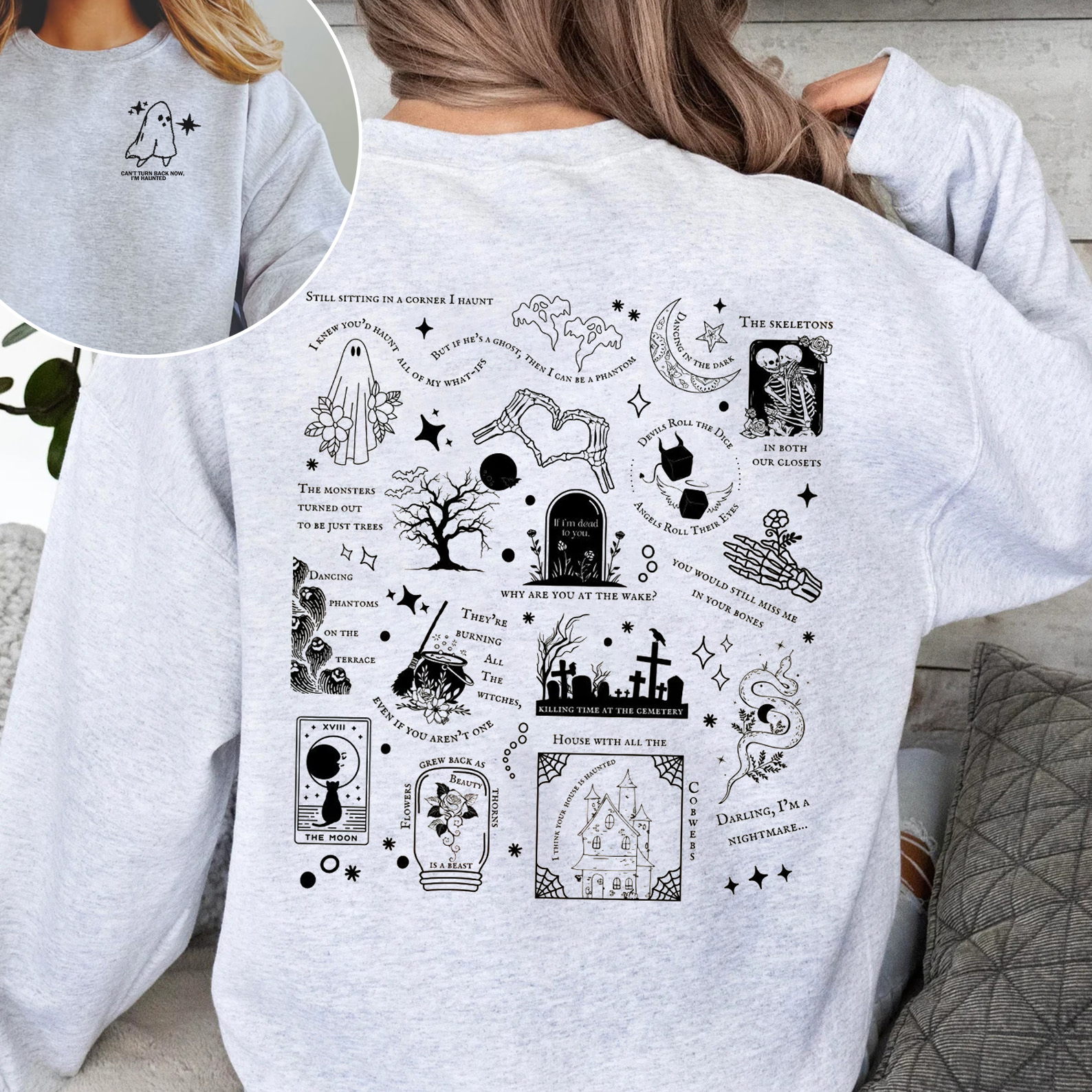 Halloween Lyrics Motivational Sweatshirt