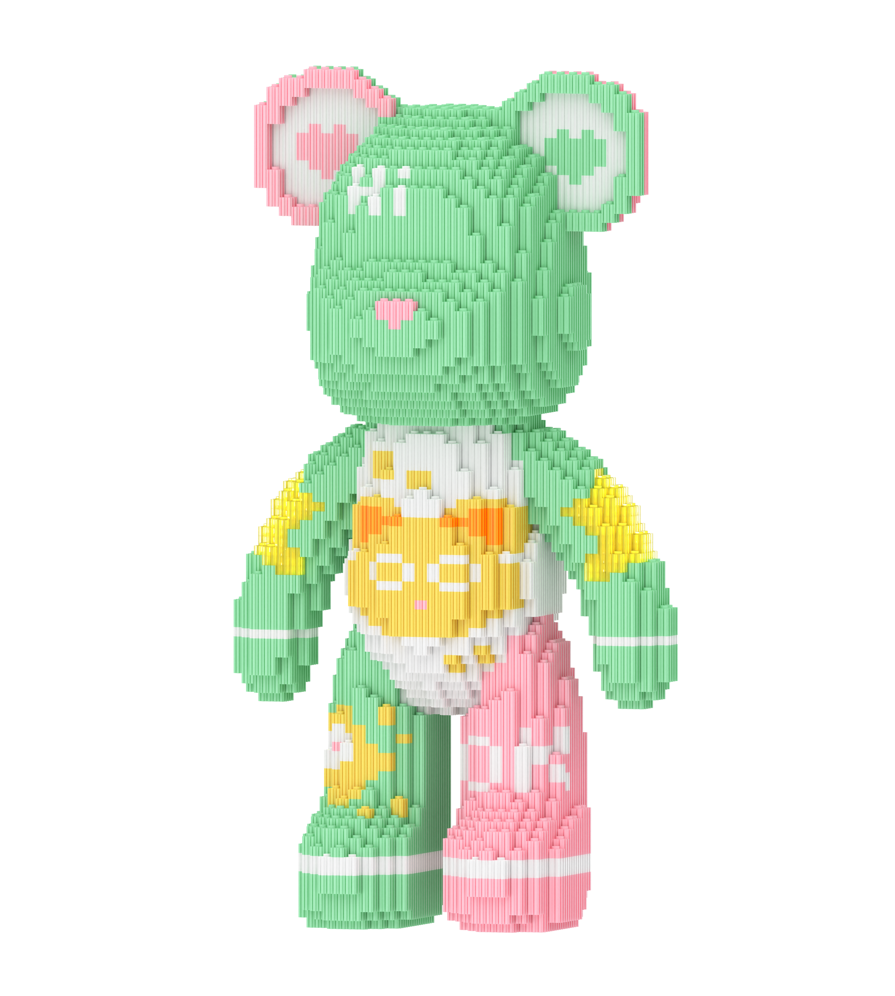 Childhood Robet Blue Toy Bear Building Blocks Kit