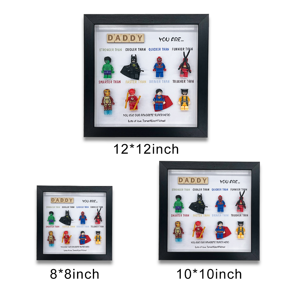 50%OFF ⭐️ Dad You are My Favorite Superhero Custom 3D Frame