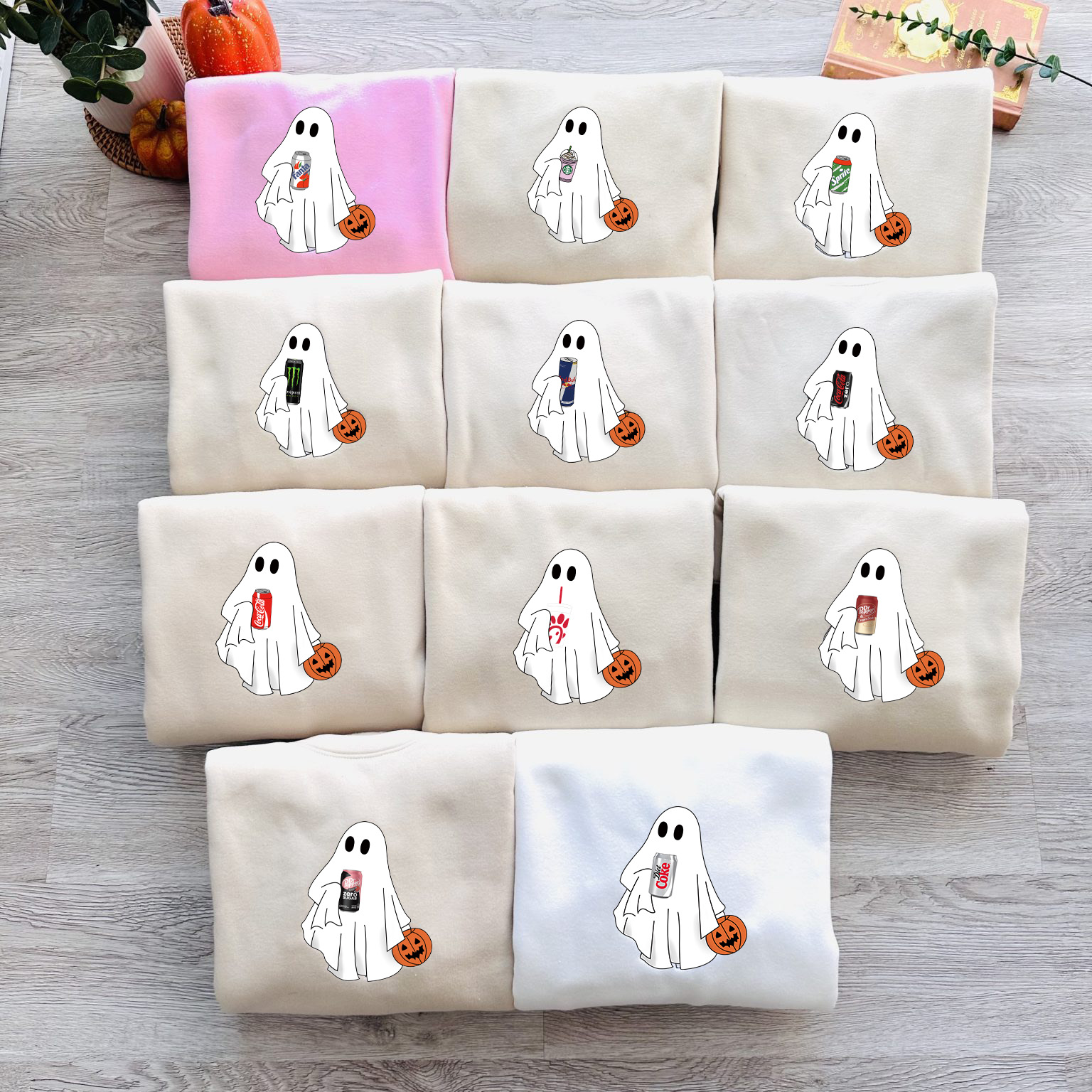 Ghost Drinking Sweatshirt