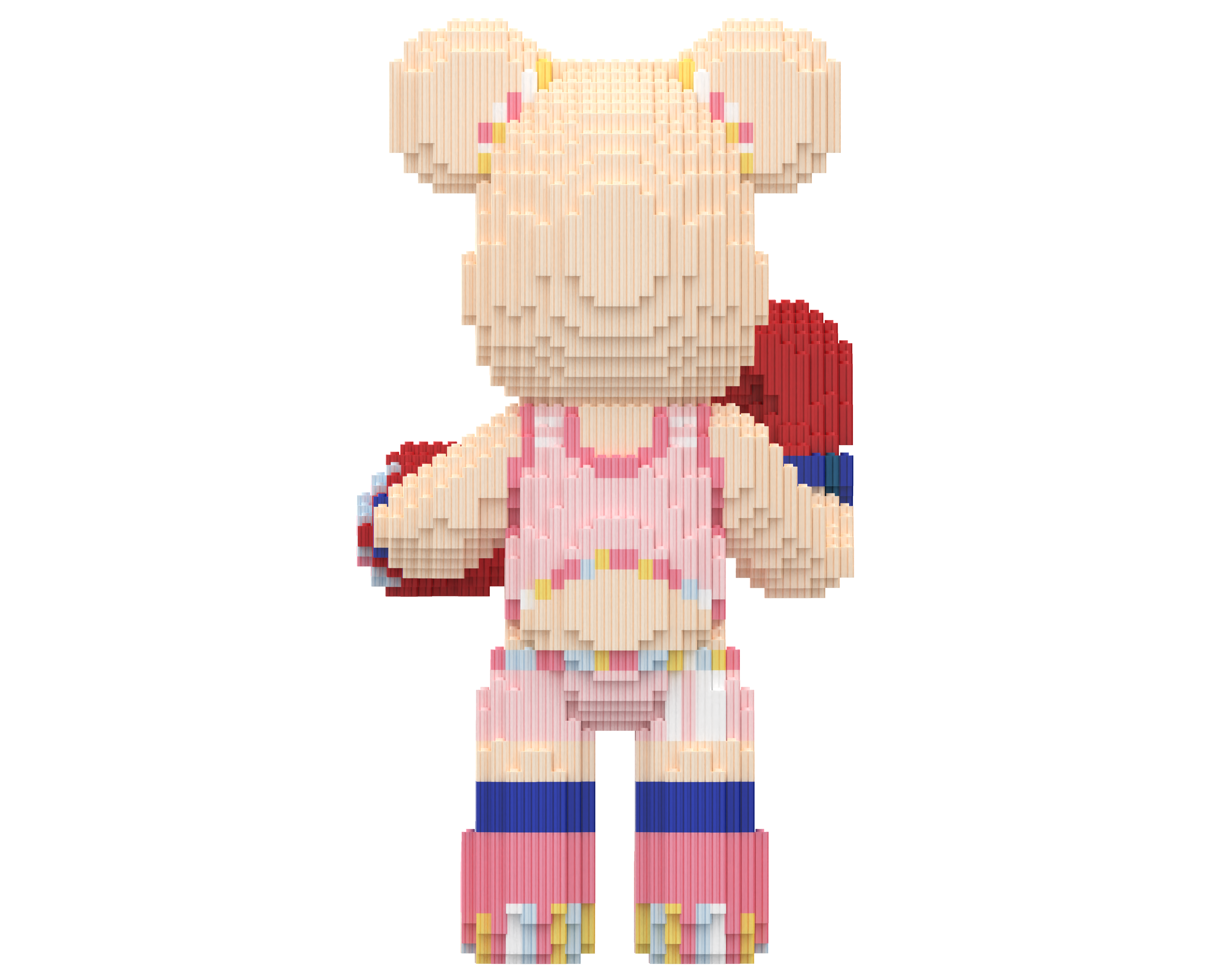 The Boxer Toy Bear Building Blocks Kit