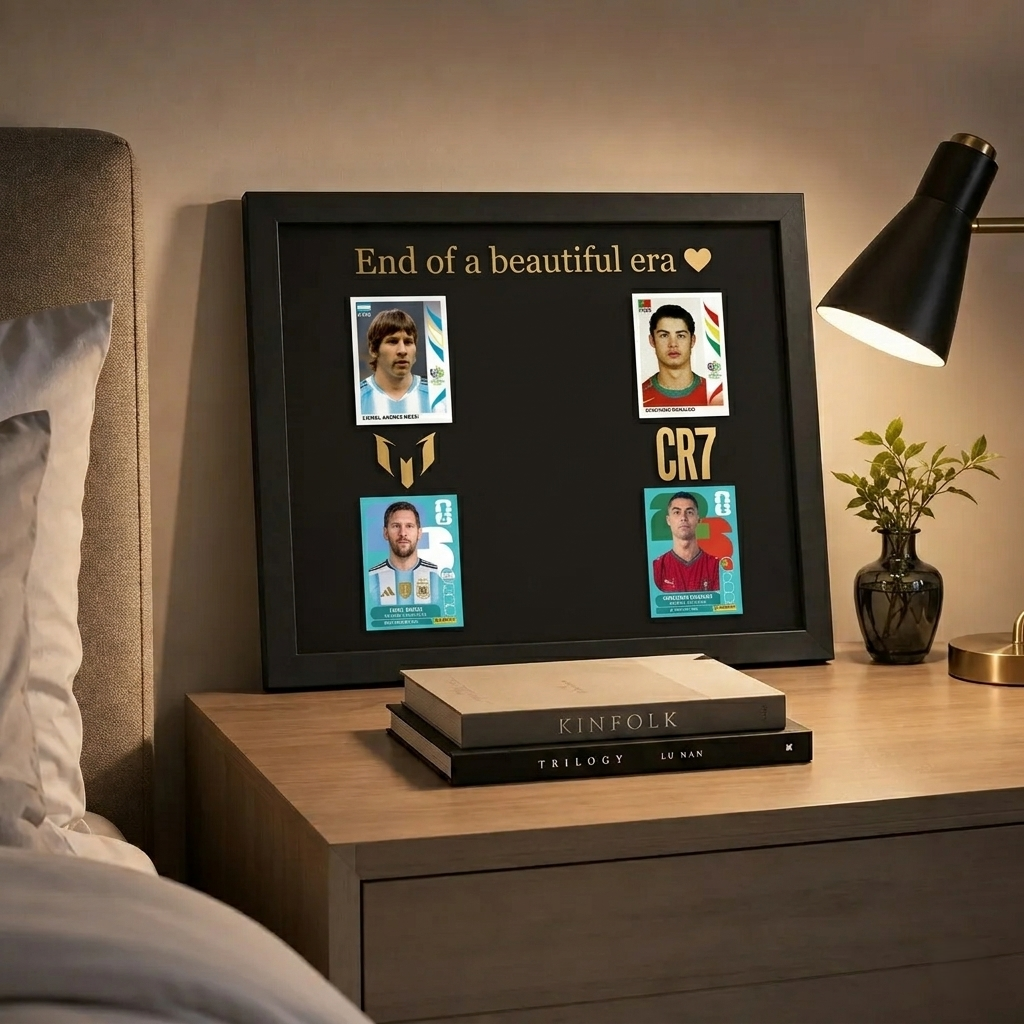End of an Era Soccer Card Frame Display with Acrylic Option