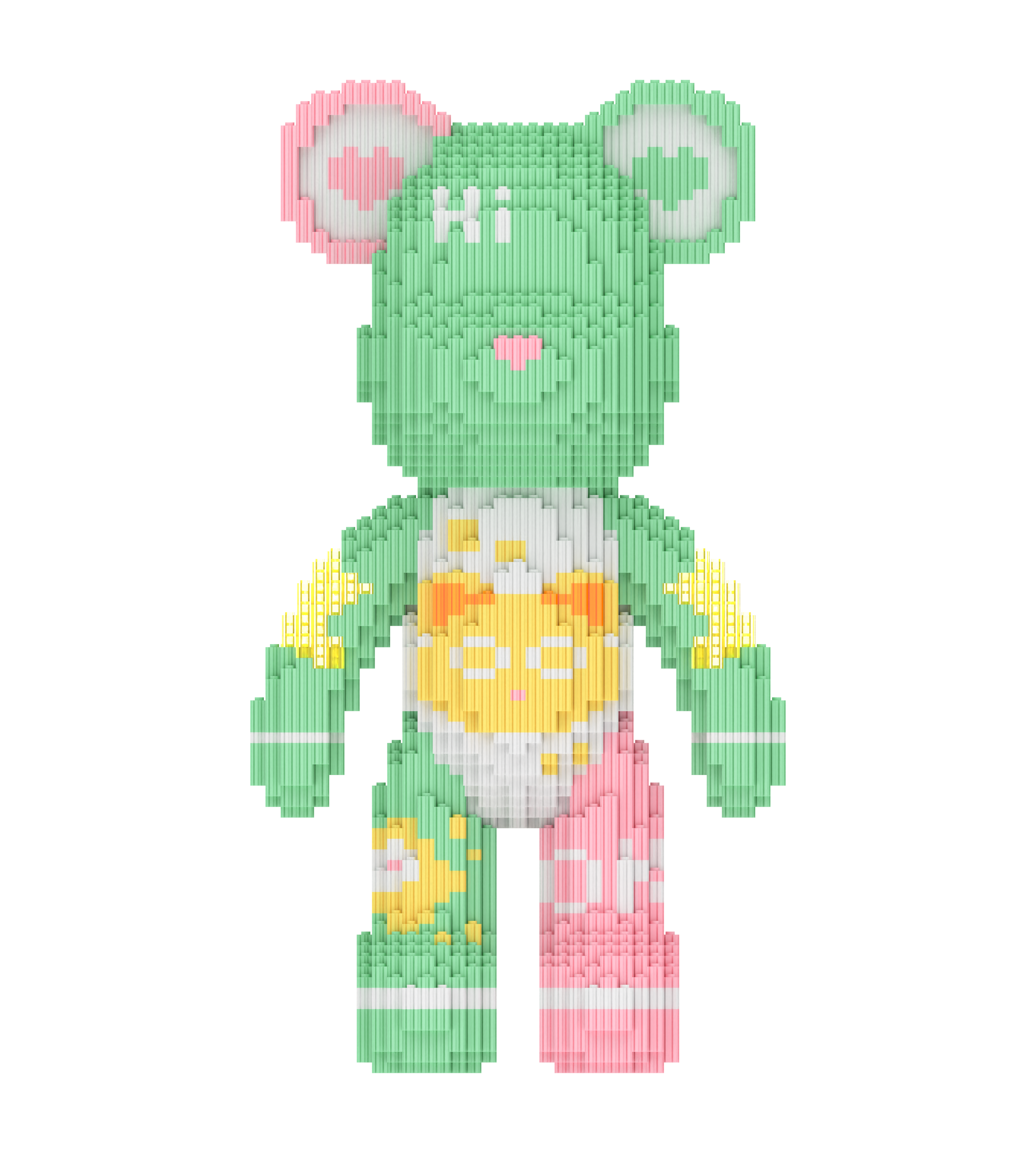 Childhood Robet Blue Toy Bear Building Blocks Kit