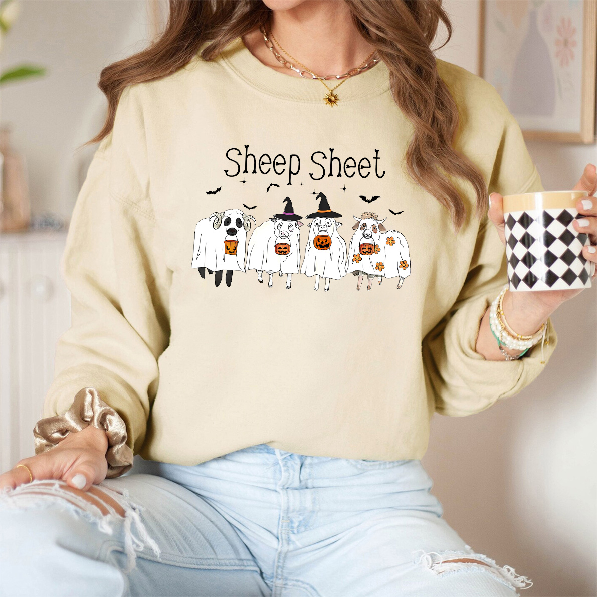 Halloween Sheep Ghost Shirt