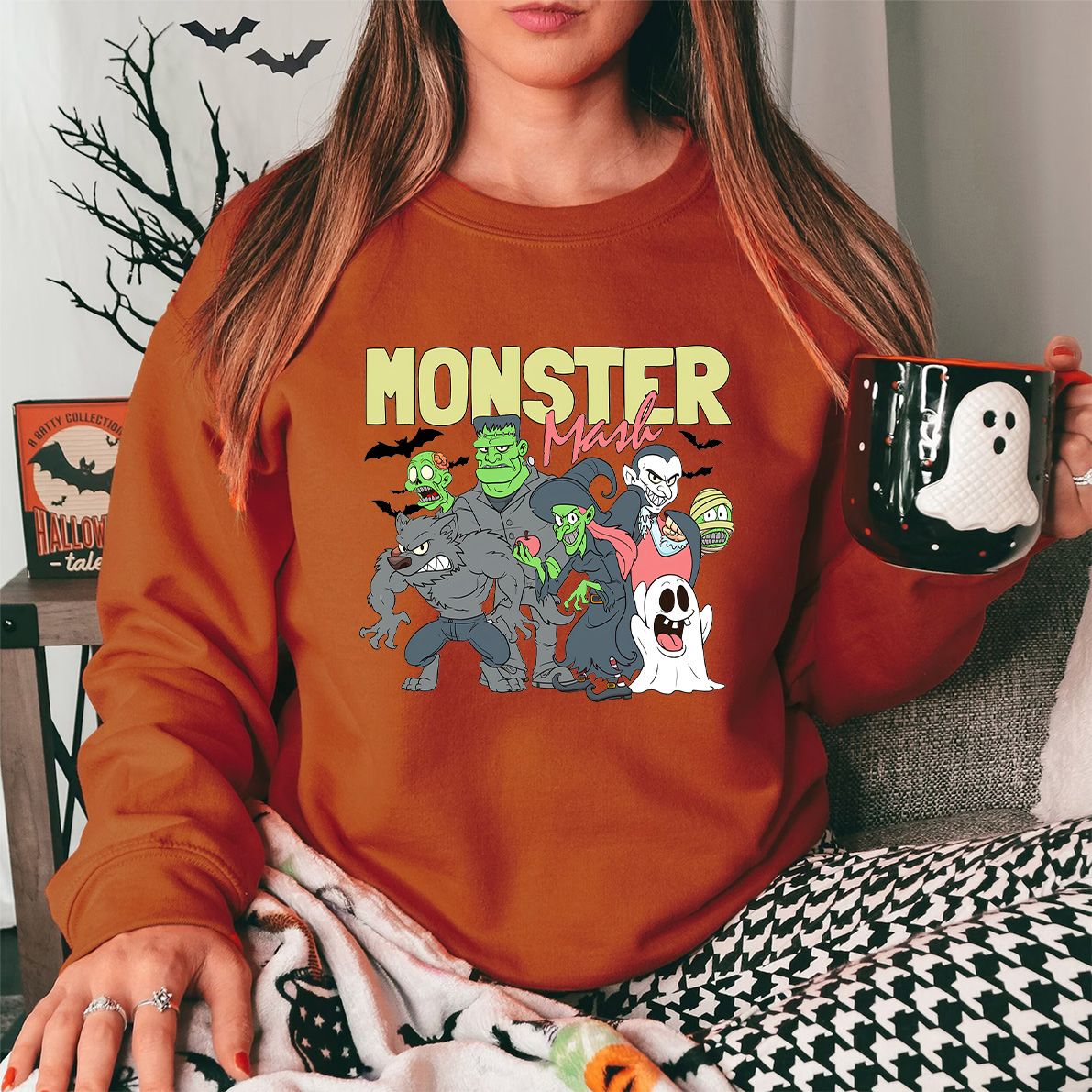 Monster Mash Adult Halloween Shirt