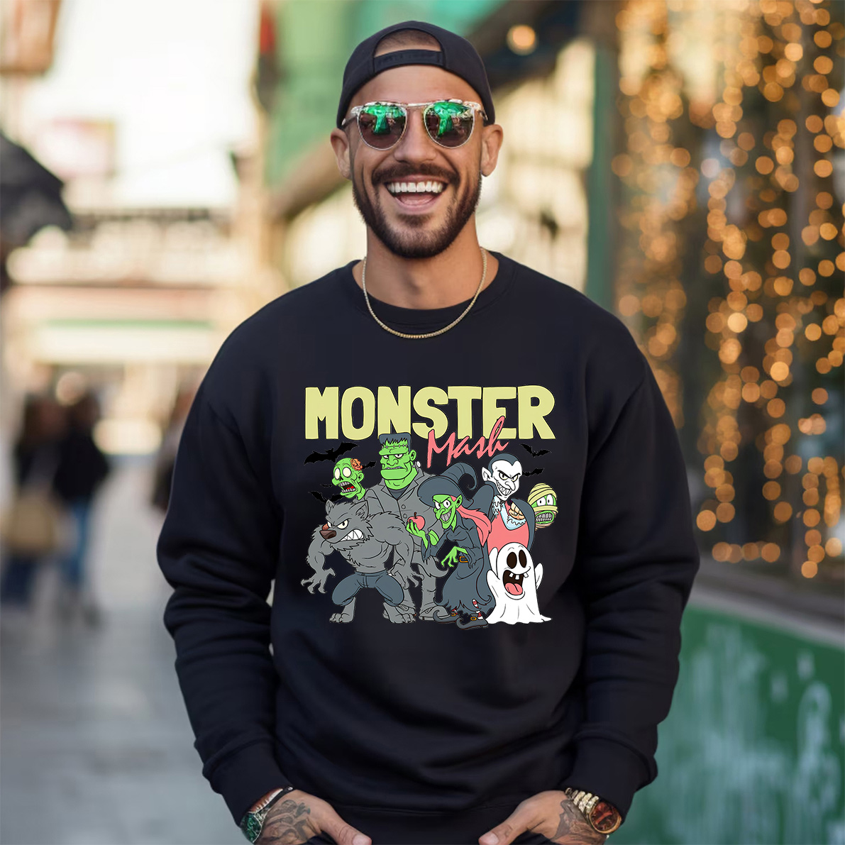 Monster Mash Adult Halloween Shirt