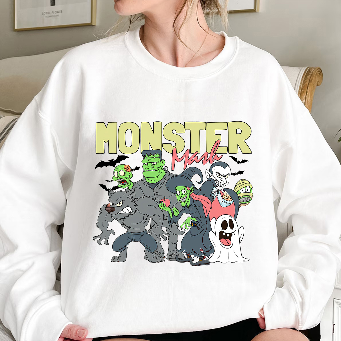 Monster Mash Adult Halloween Shirt