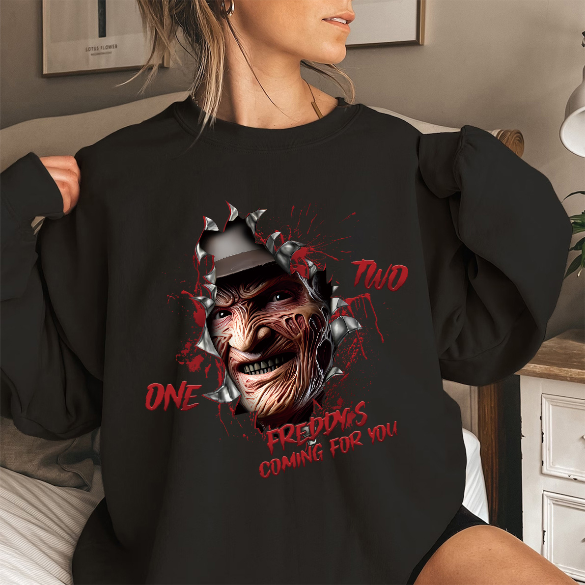 Horror Movie Character Sweatshirt