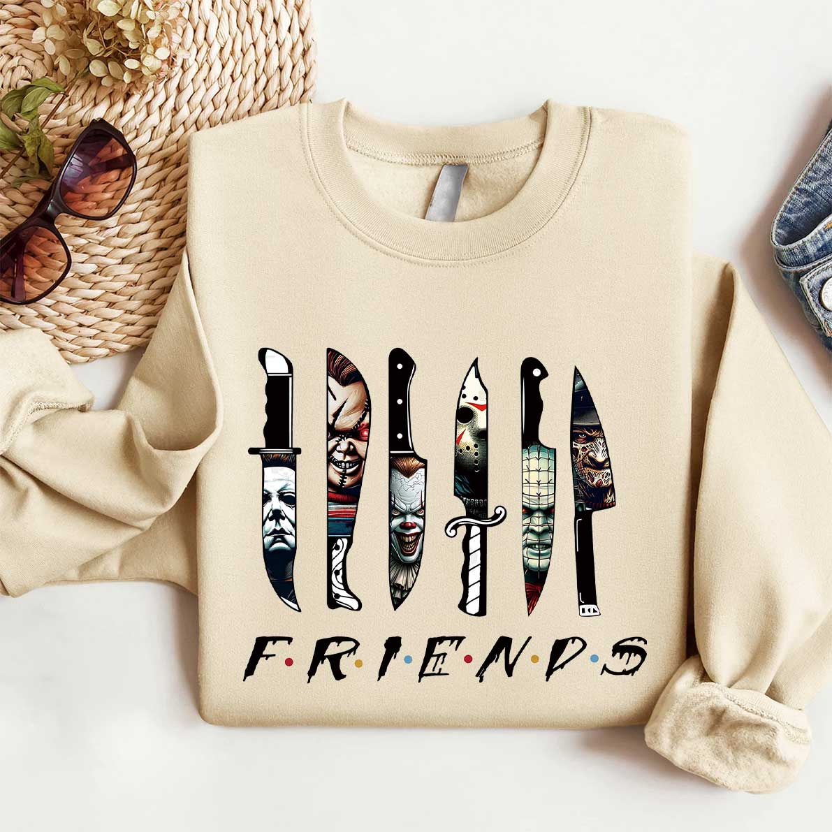 Friends Knife Horror Movie Shirt