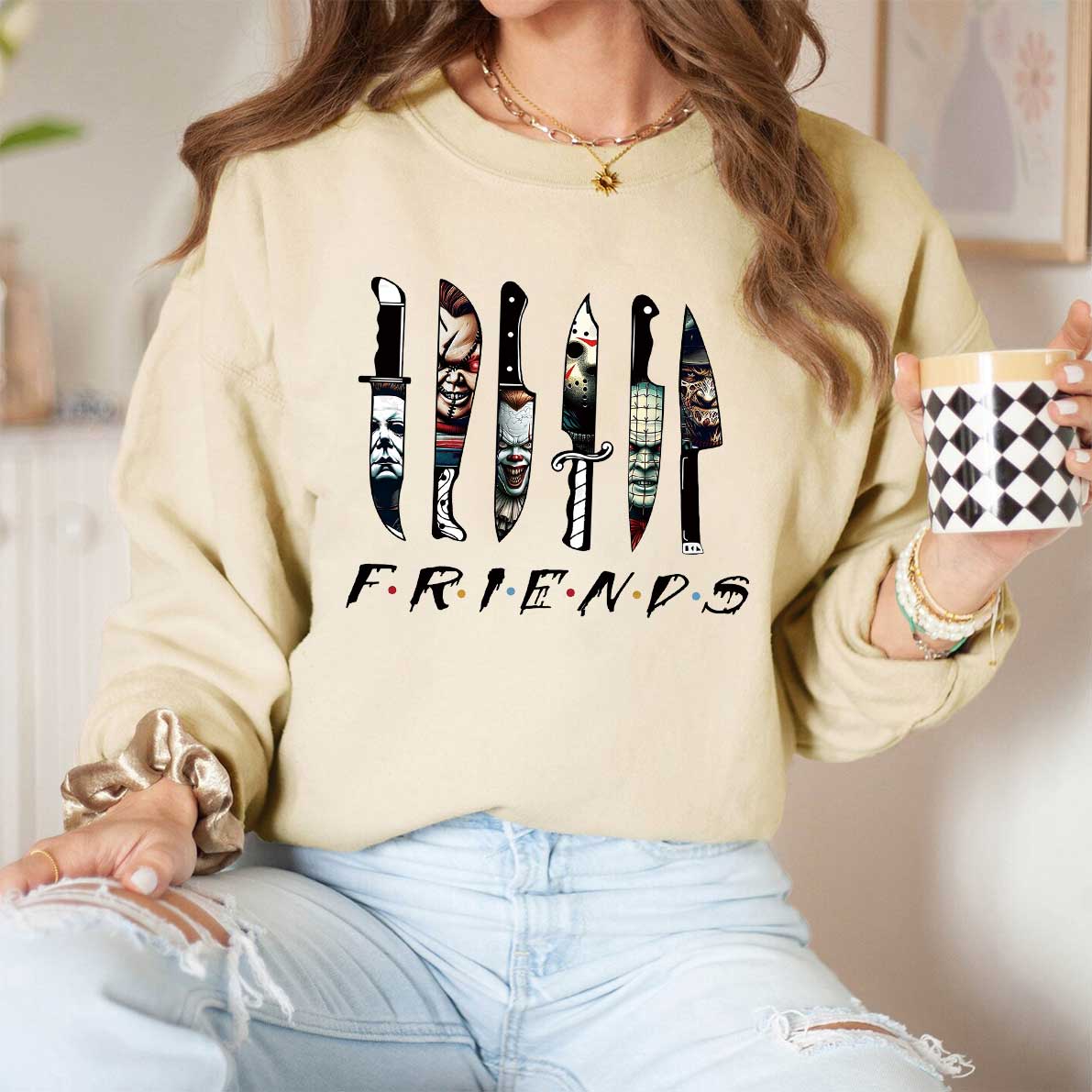 Friends Knife Horror Movie Shirt