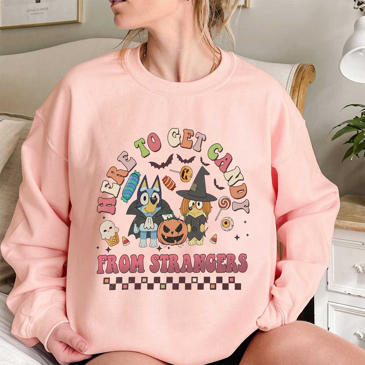 Here To Get Candy From Strangers Shirt