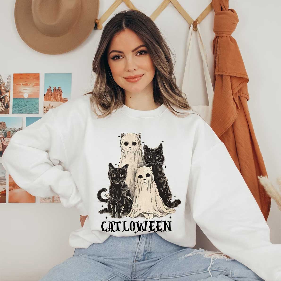 Funny Halloween Catloween Shirt