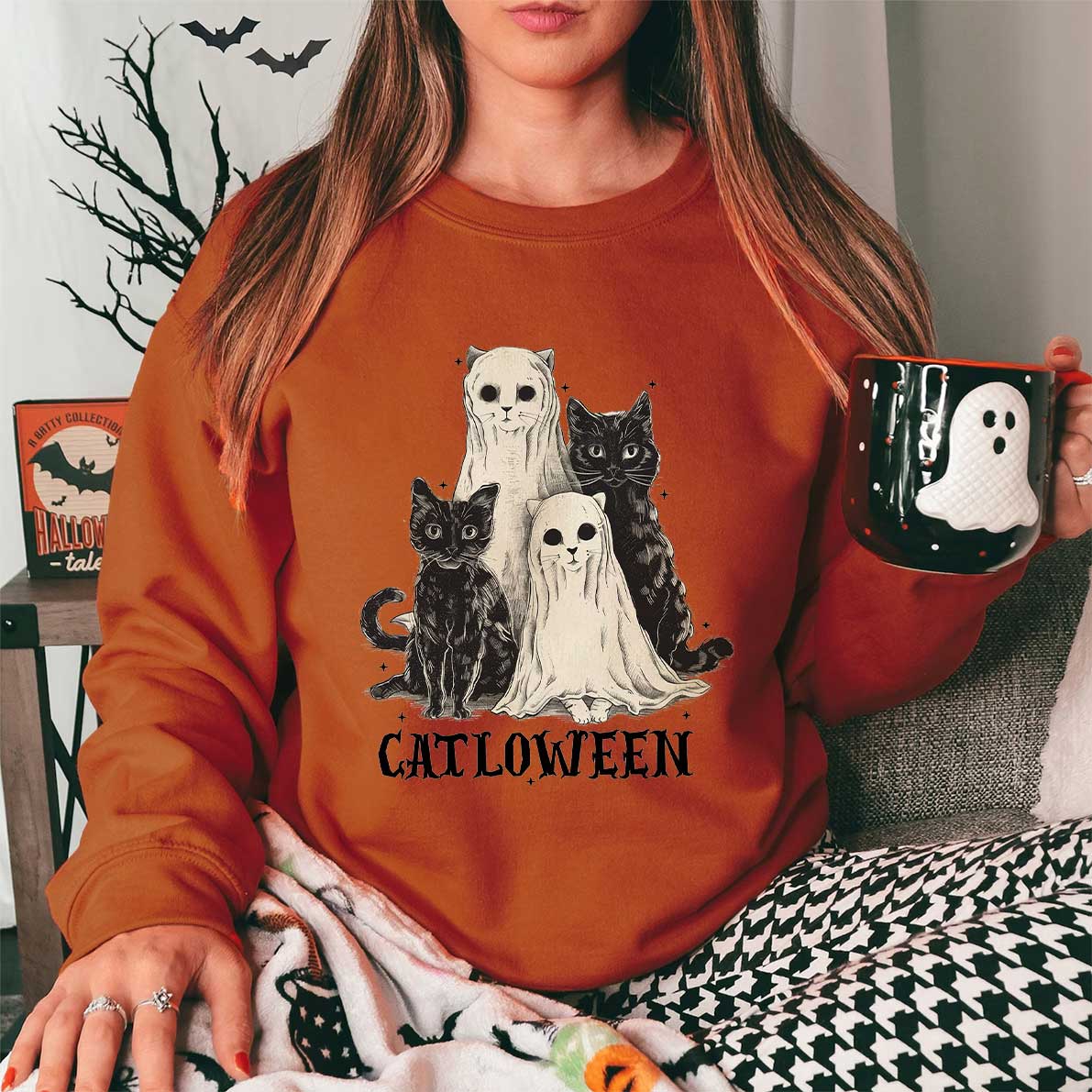 Funny Halloween Catloween Shirt