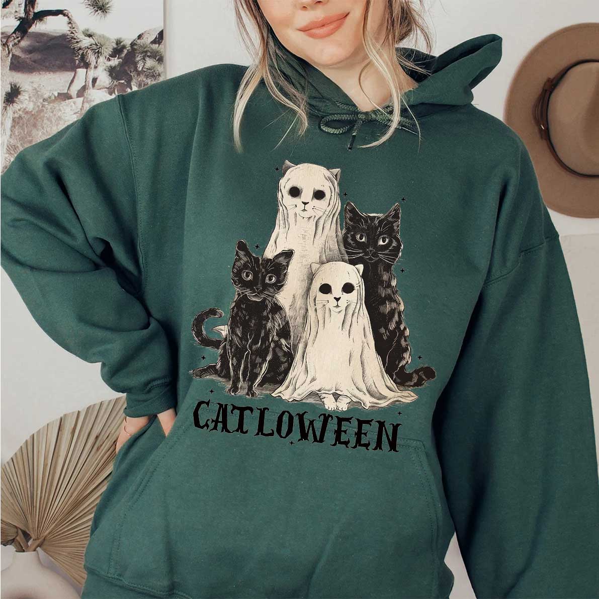 Funny Halloween Catloween Shirt