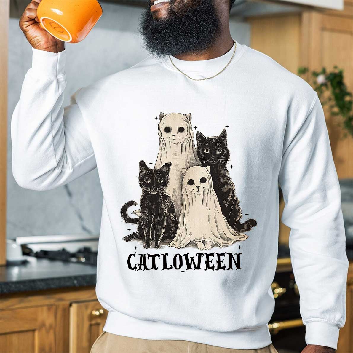 Funny Halloween Catloween Shirt