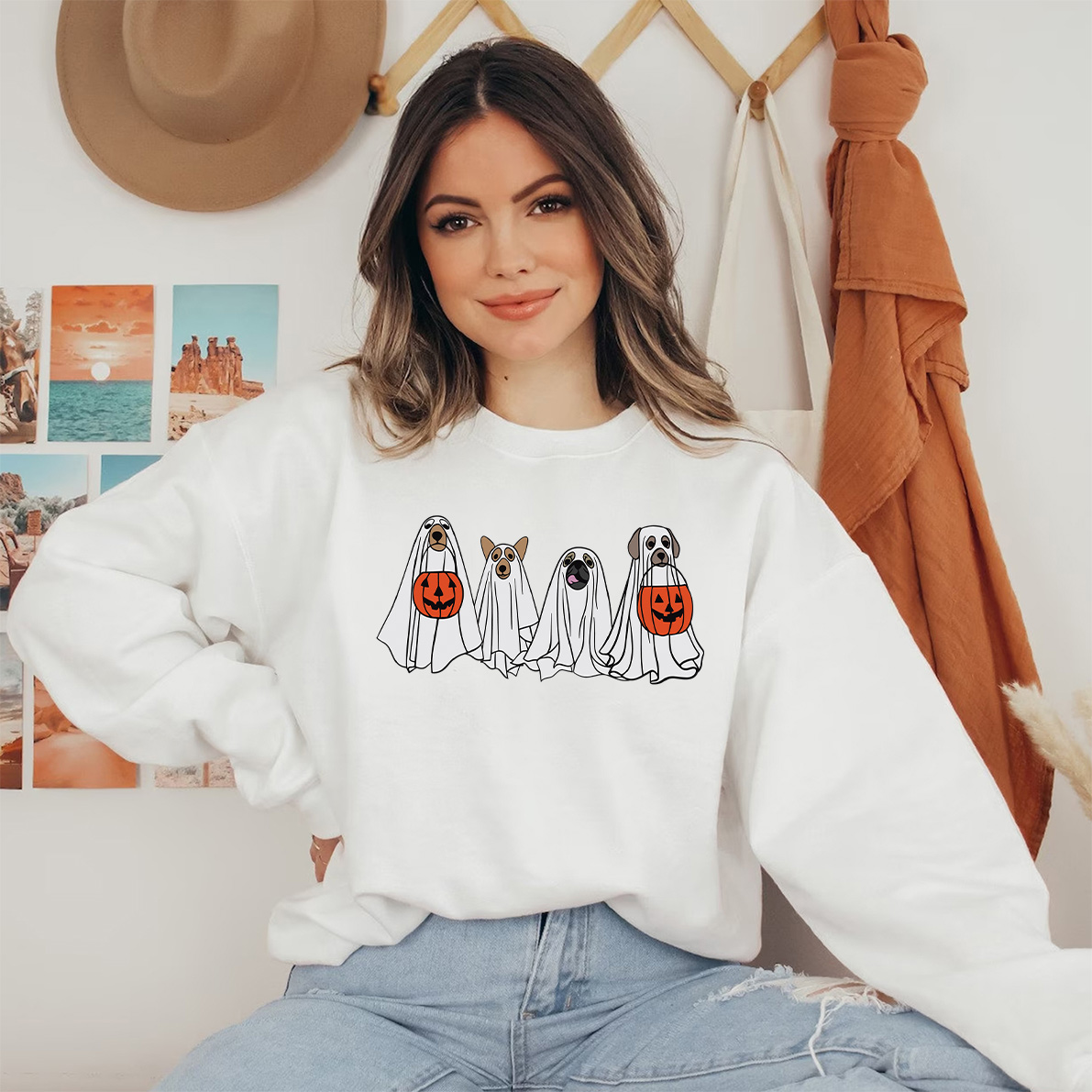 Halloween Dog Sweatshirt