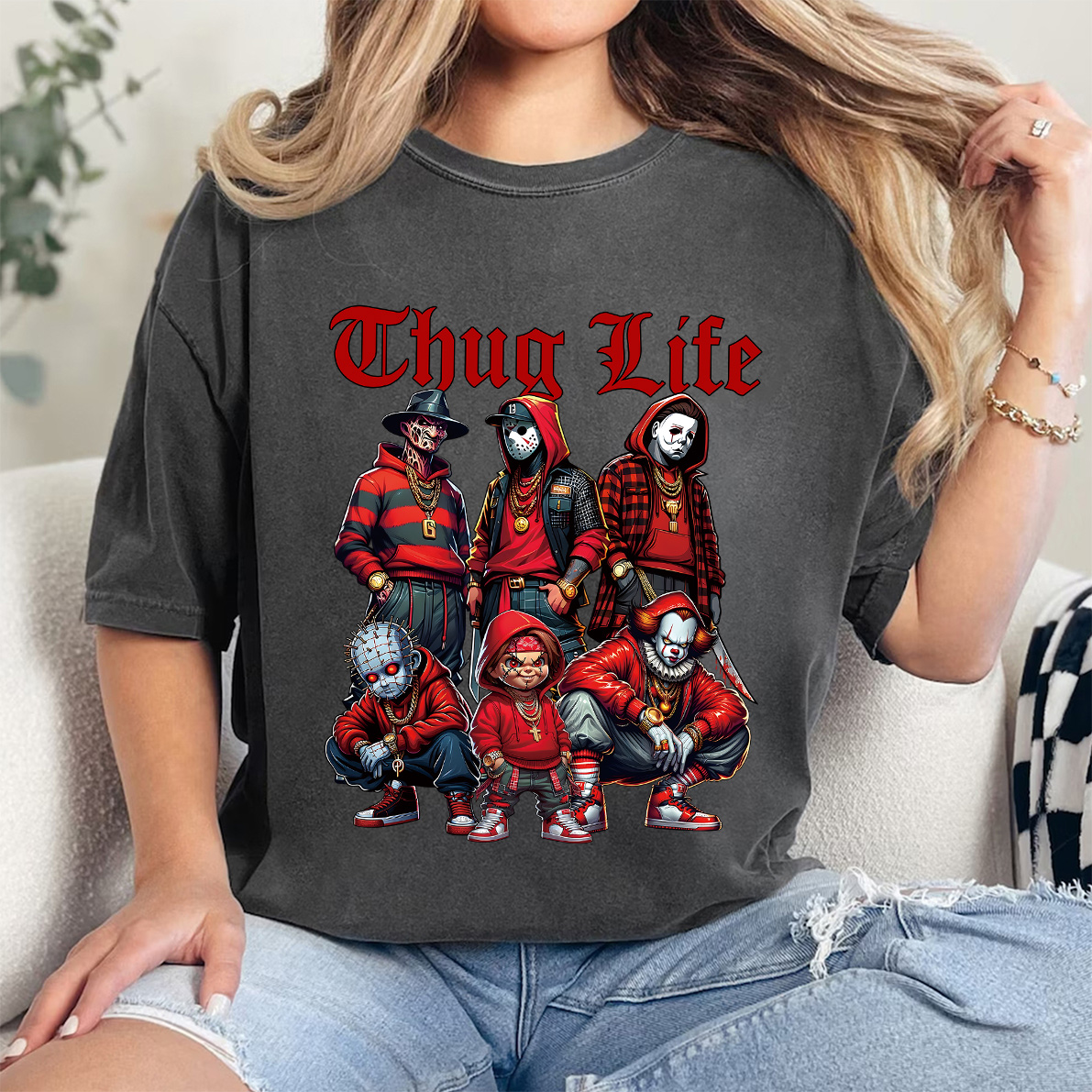 Halloween Thug Life Shirt