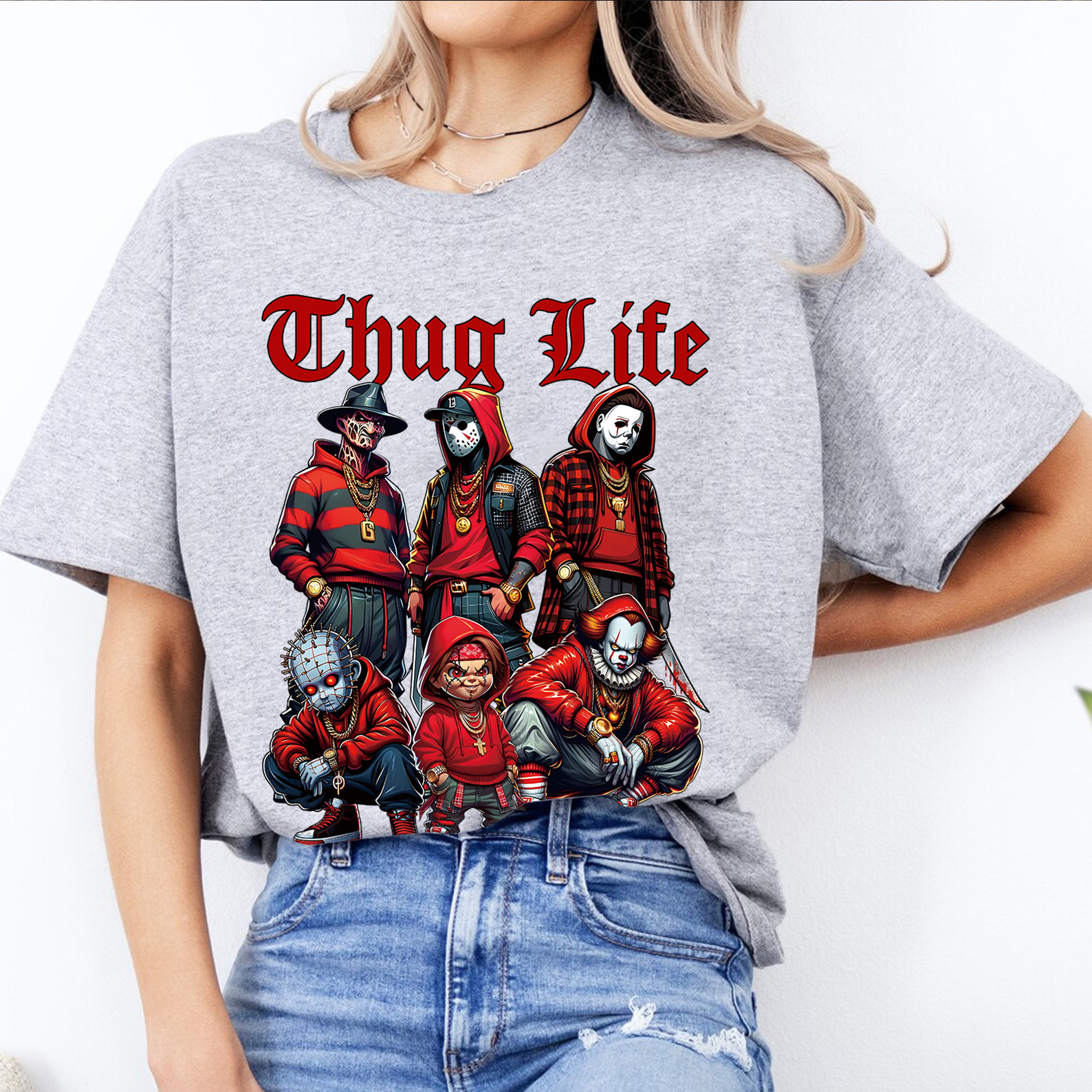 Halloween Thug Life Shirt