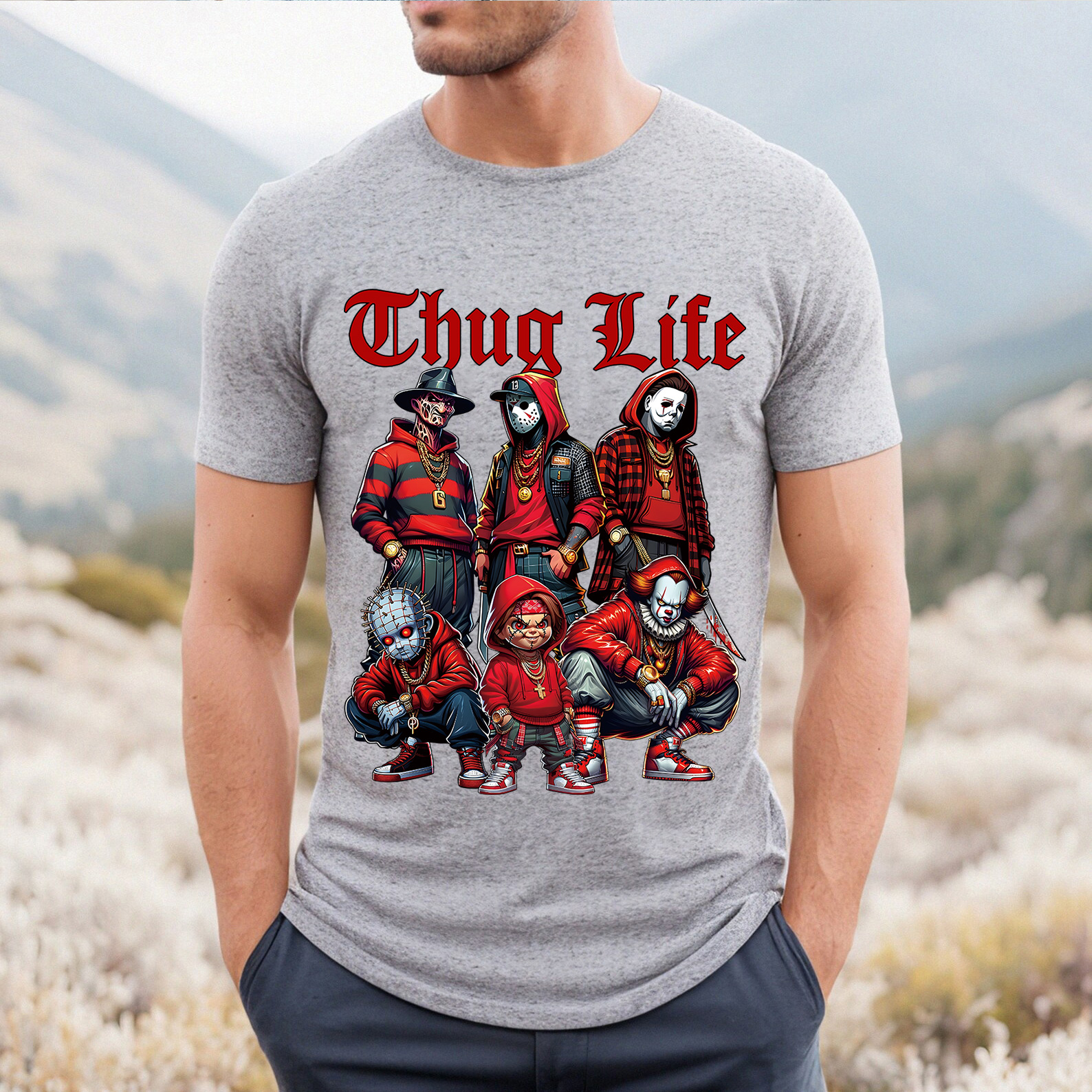 Halloween Thug Life Shirt