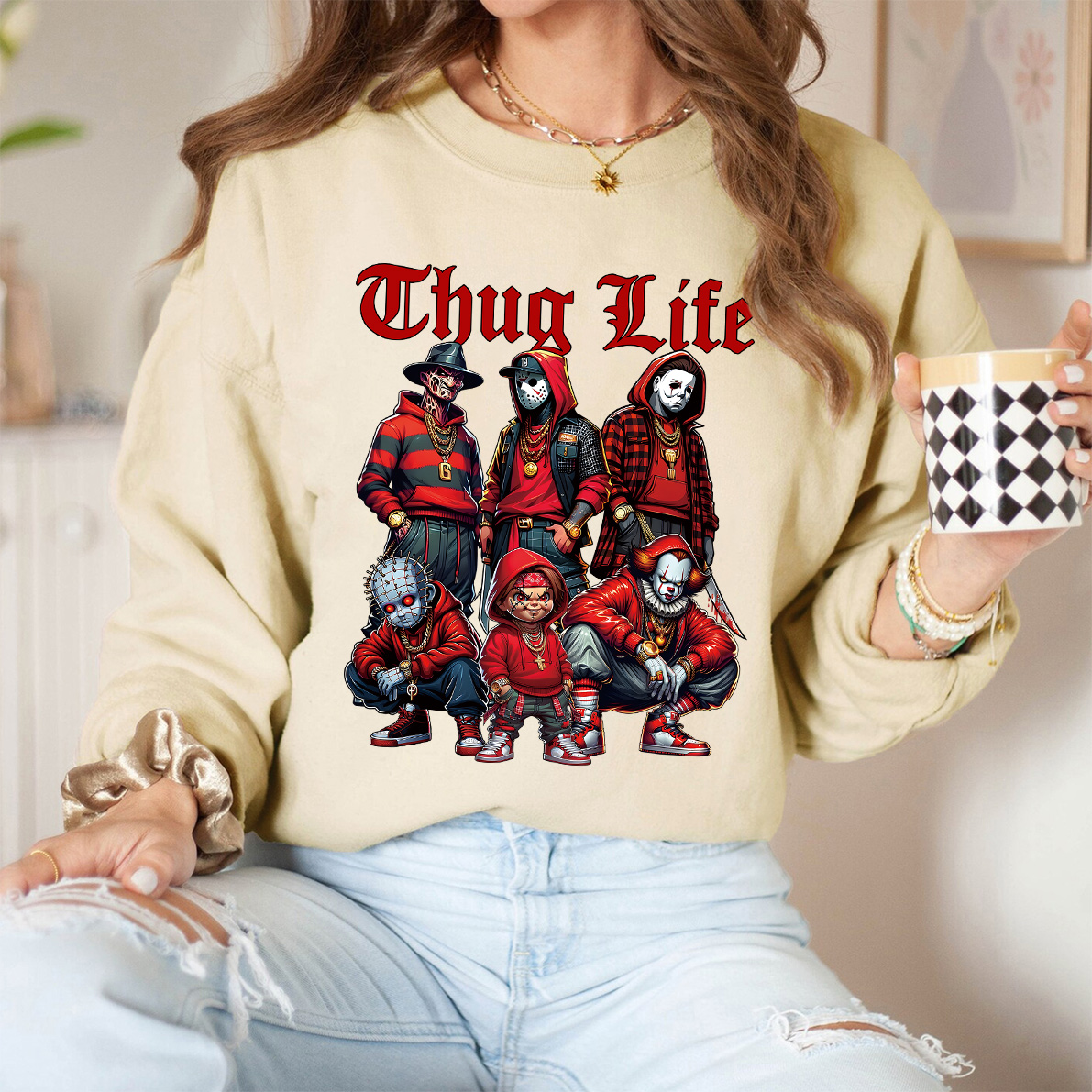 Halloween Thug Life Shirt