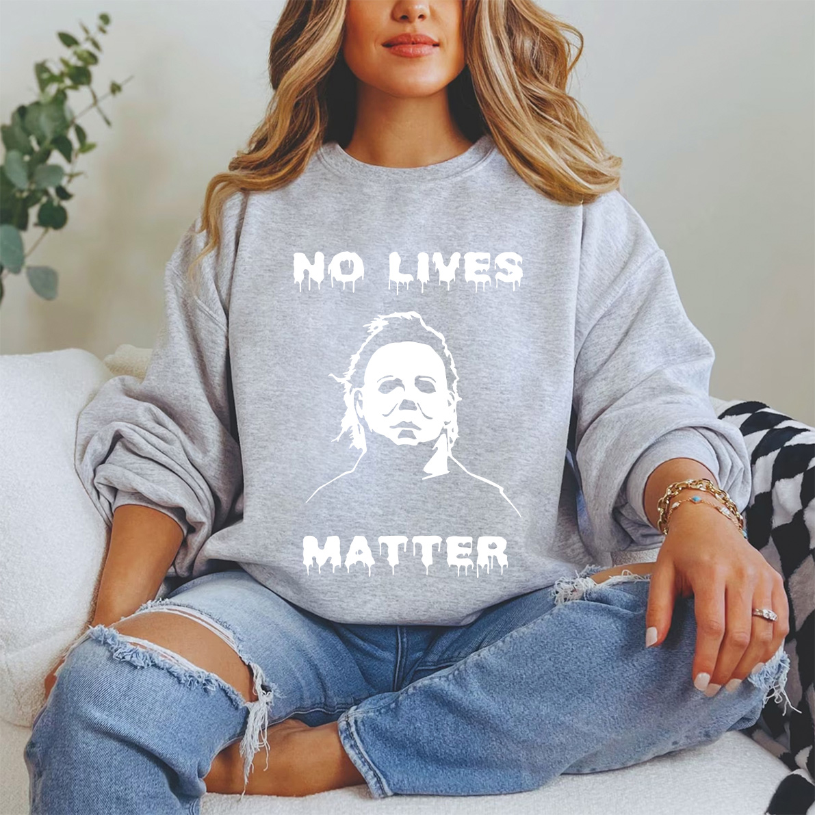 No Lives Matter Michael Myers Halloween Sweatshirt