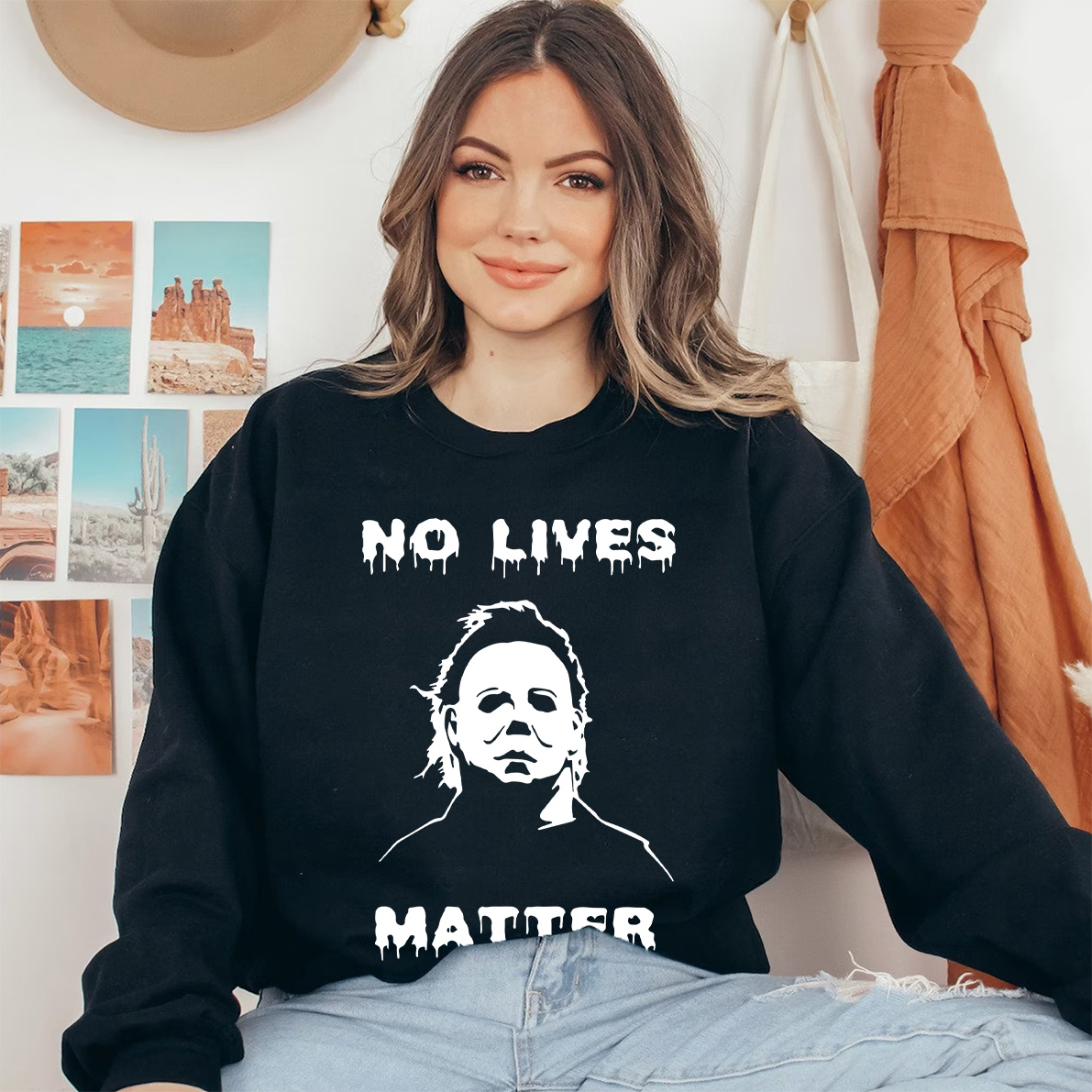 No Lives Matter Michael Myers Halloween Sweatshirt