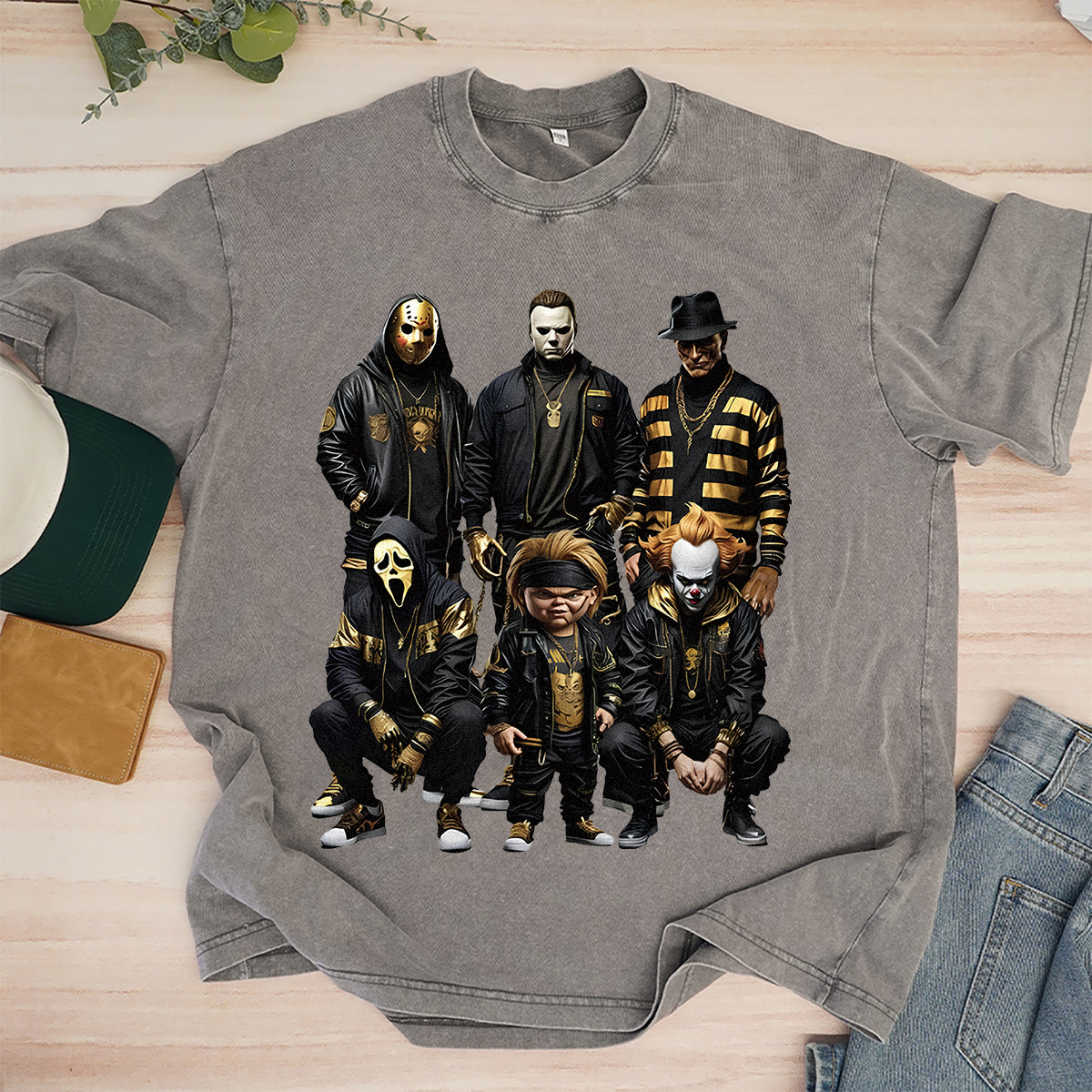 Washed Retro Style Sweatshirt