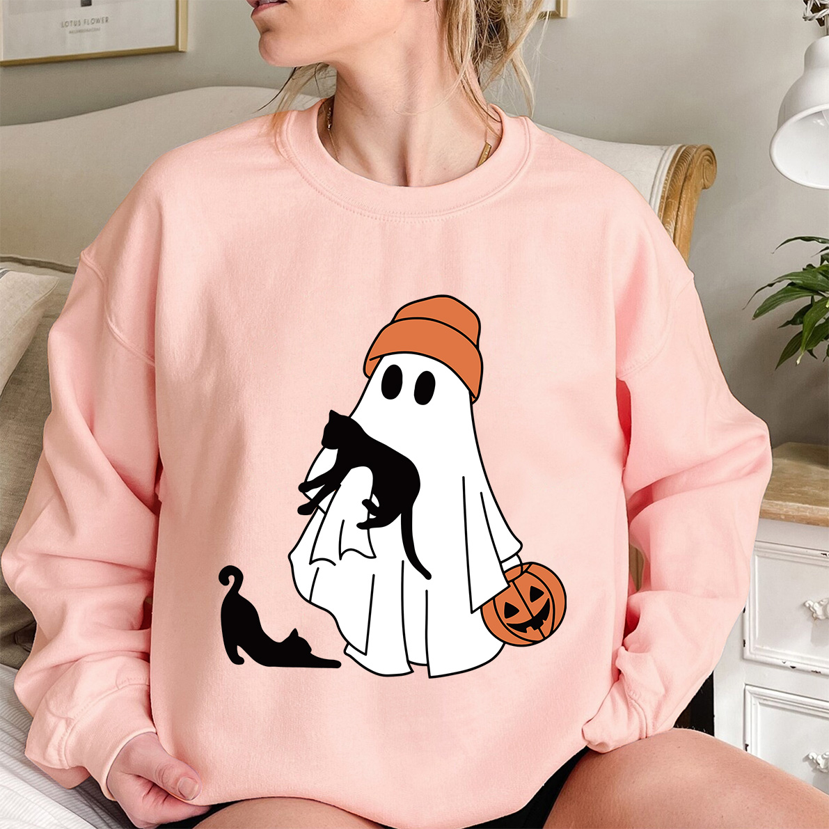 Ghost with Cats Shirt