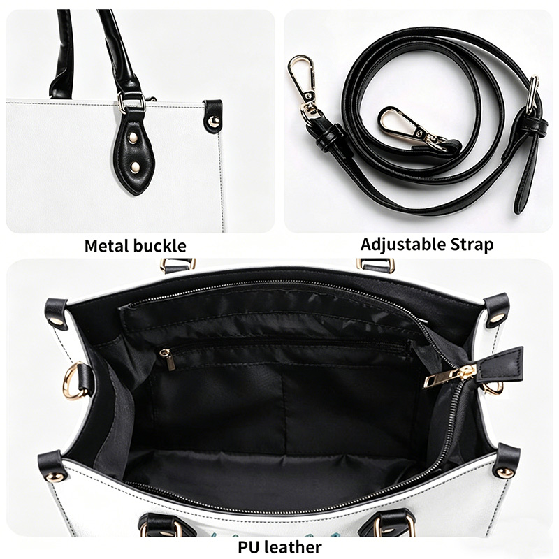 Personalized Birth Flower Mom Handbag – Custom Name Mother’s Day Keepsake Tote