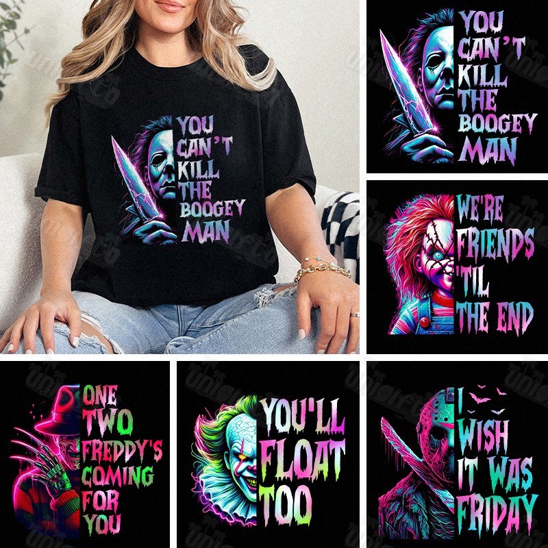 “Horror Classics Icons” Spooky Trendy Tees