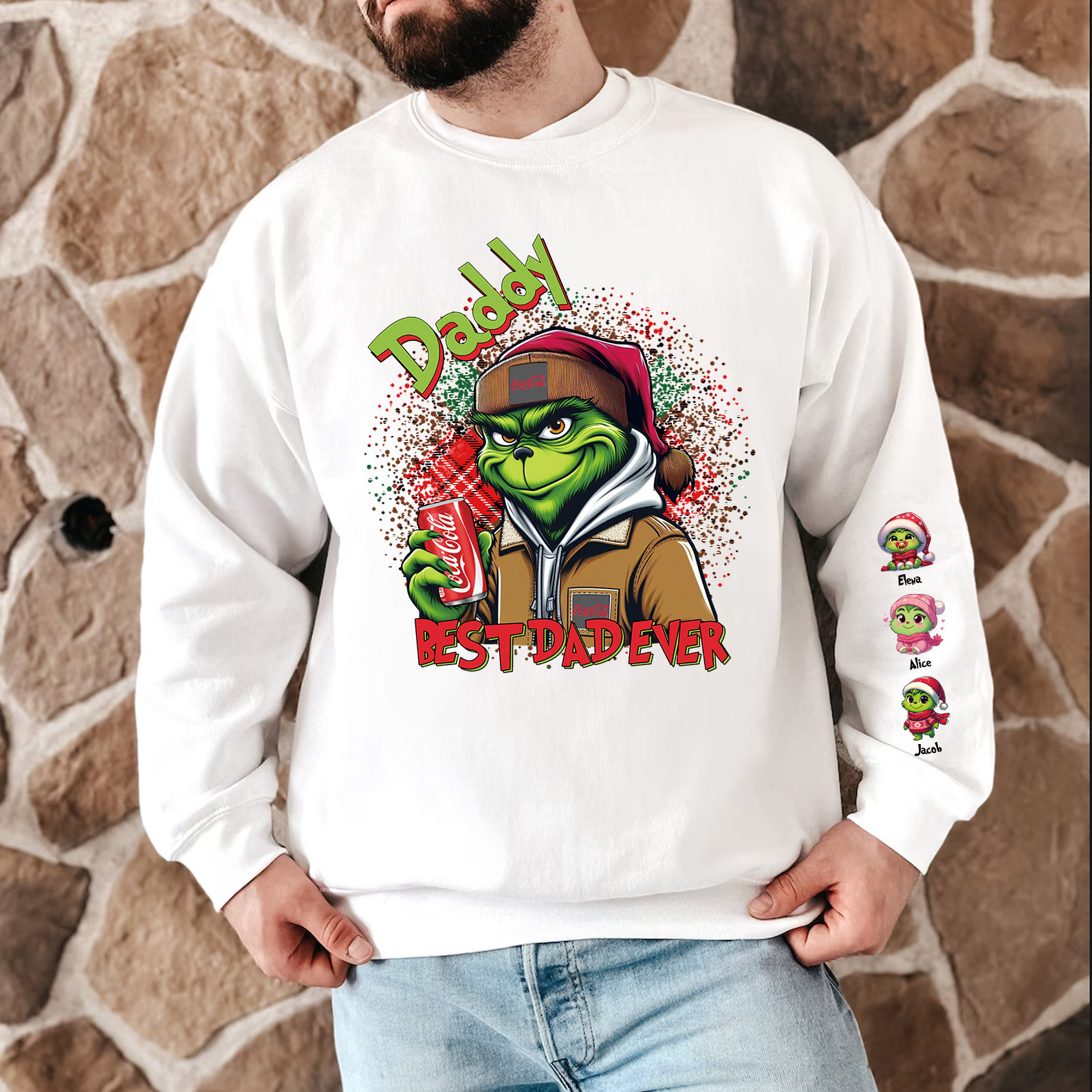 Dad drinking beer Cool T-Shirt/Sweatshirt/Hoodie 
