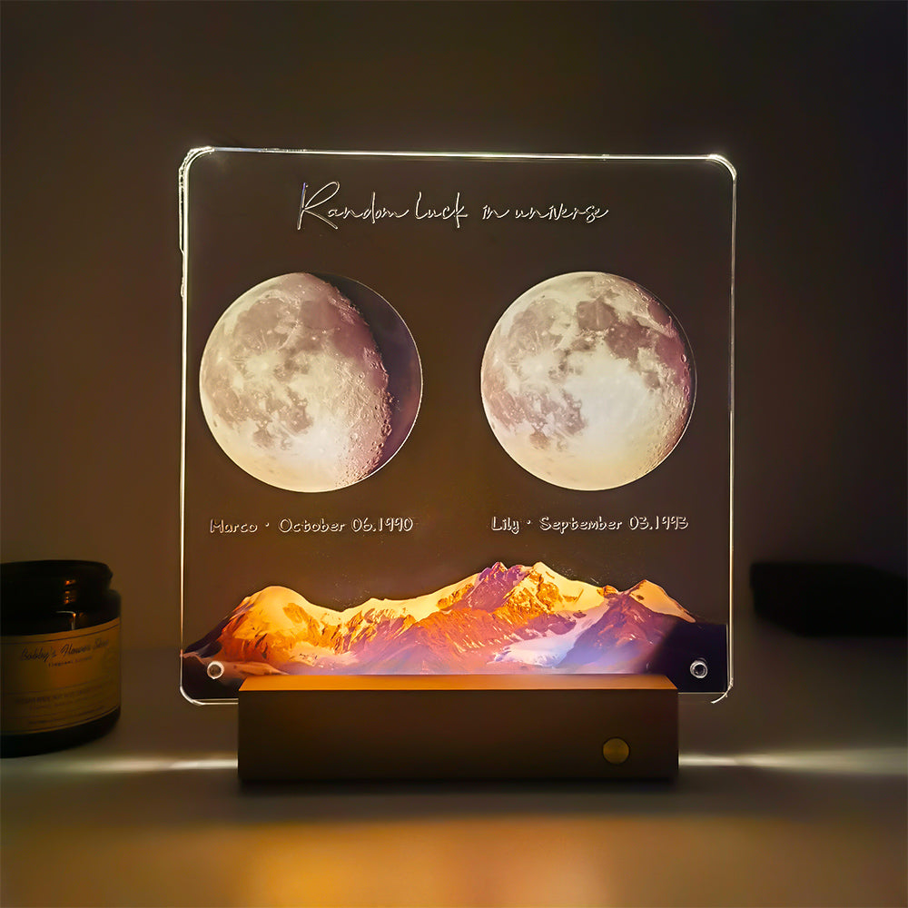 50%OFF🌔Personalized Moon Phases Handwritable LED Lamp
