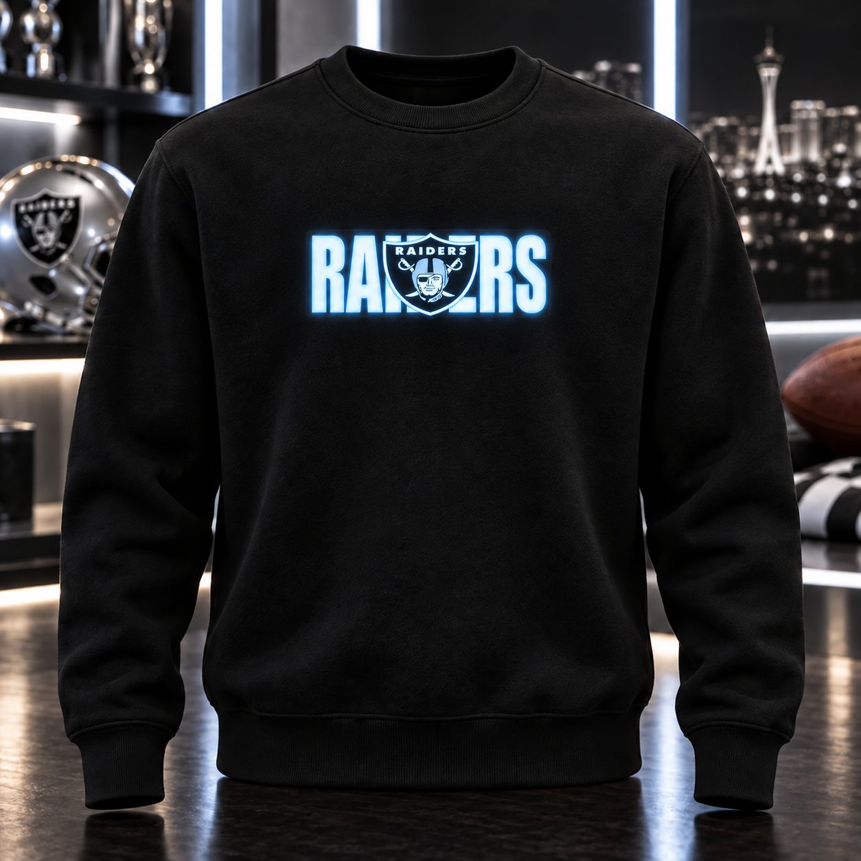 American Football Team LED Light-Up Sweatshirt & Hoodie