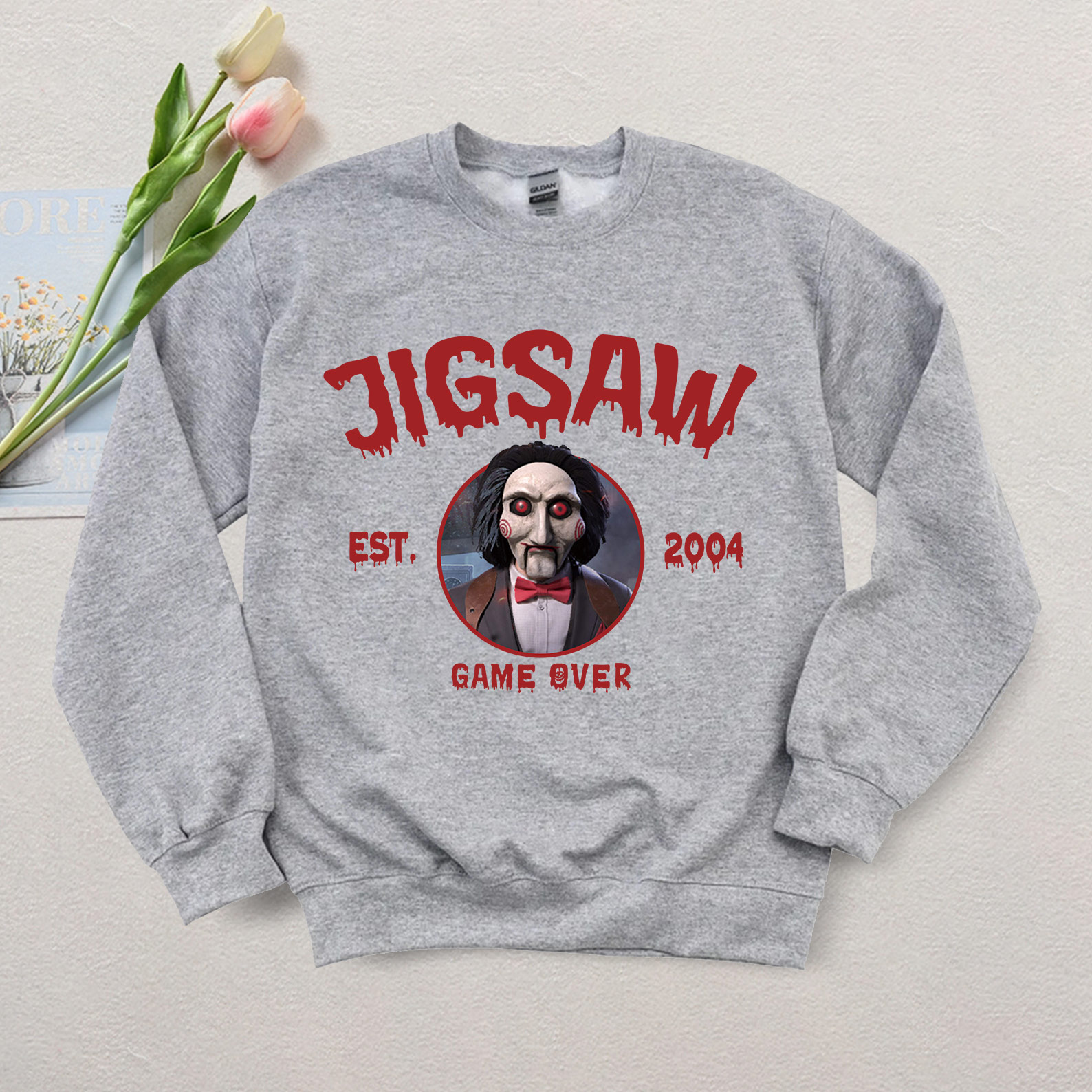 Customized Vintage Halloween Characters Sweatshirt,Horror Movie Hannibal Shirt