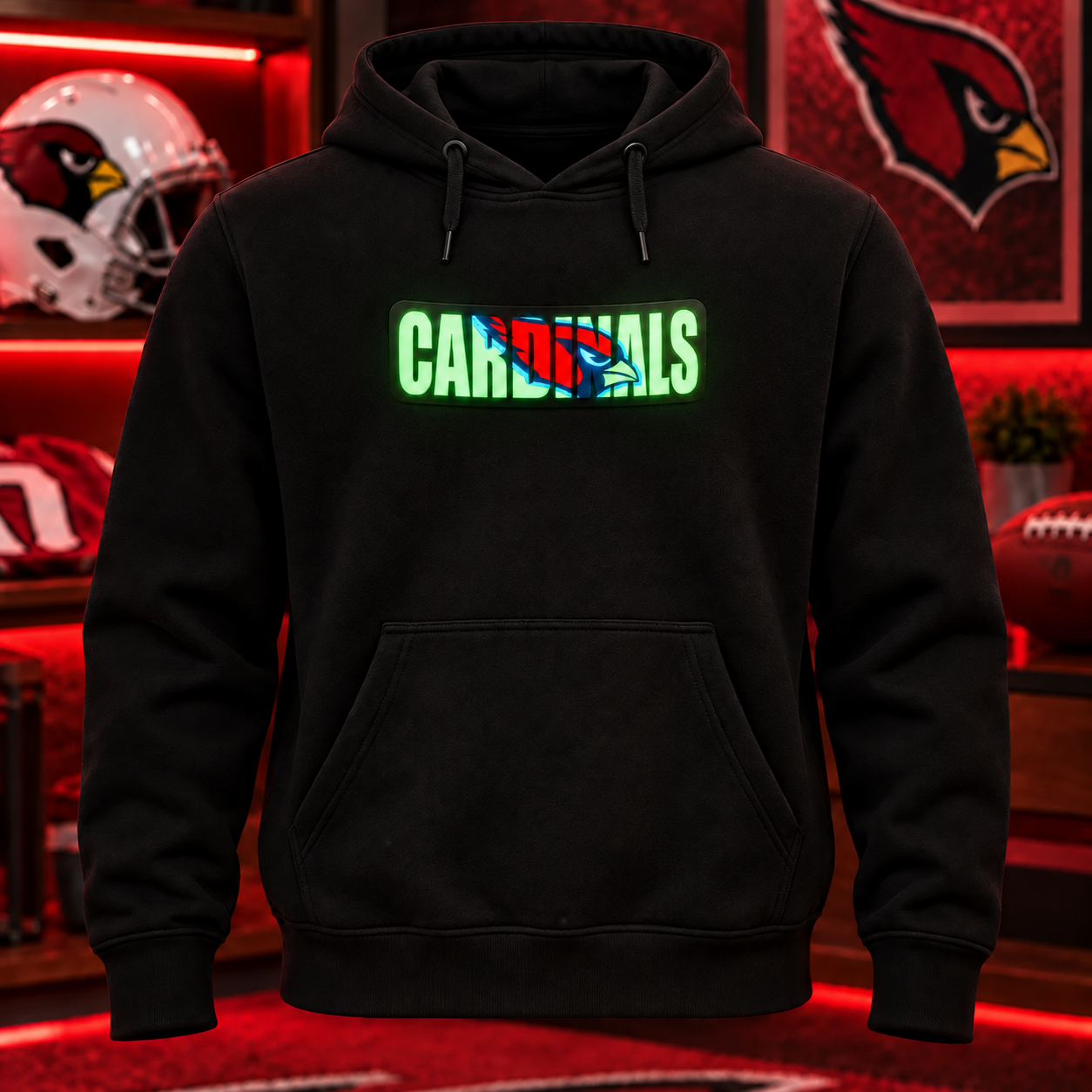 American Football Team LED Light-Up Sweatshirt & Hoodie