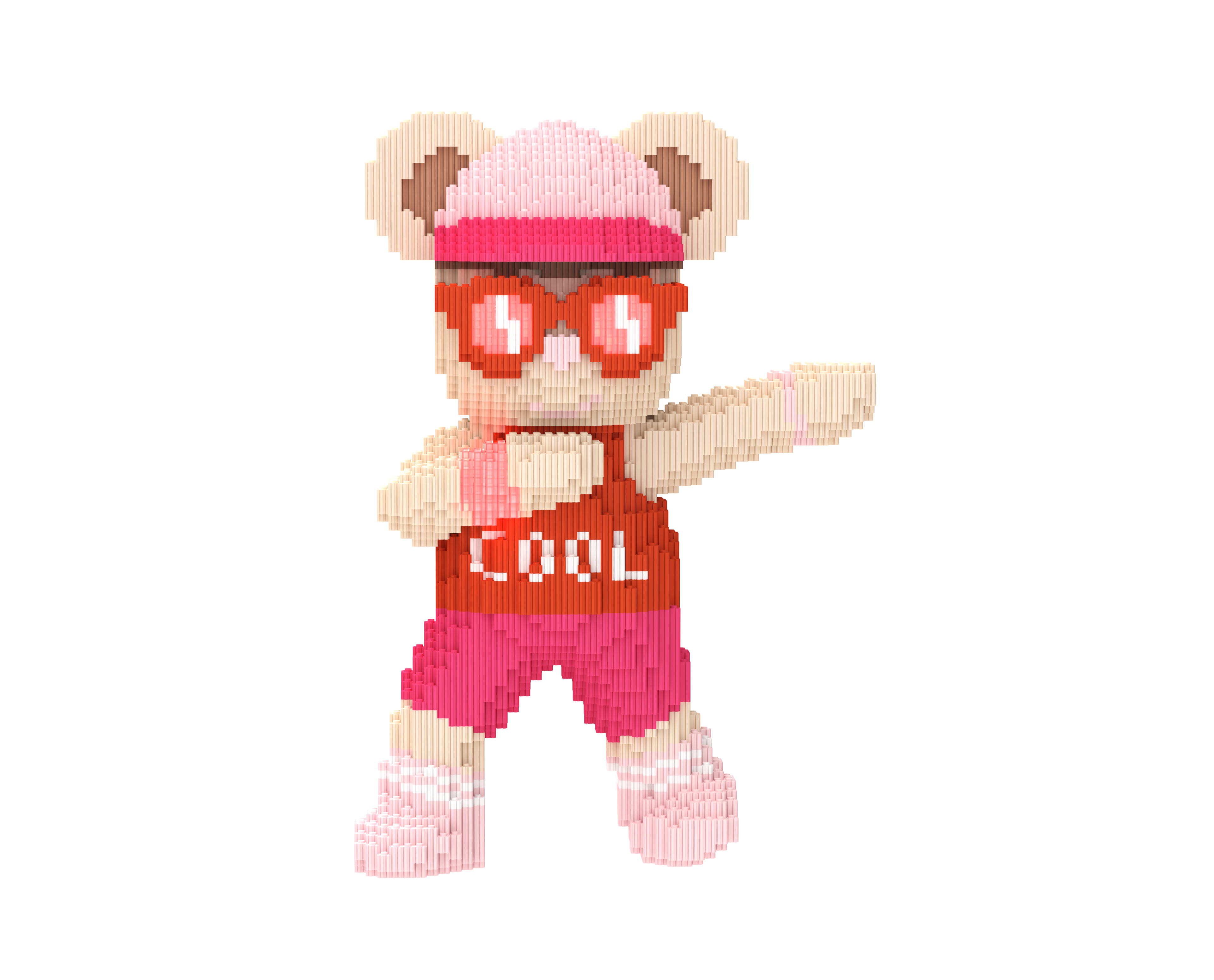 Cool bear Toy Bear Building Blocks Kit