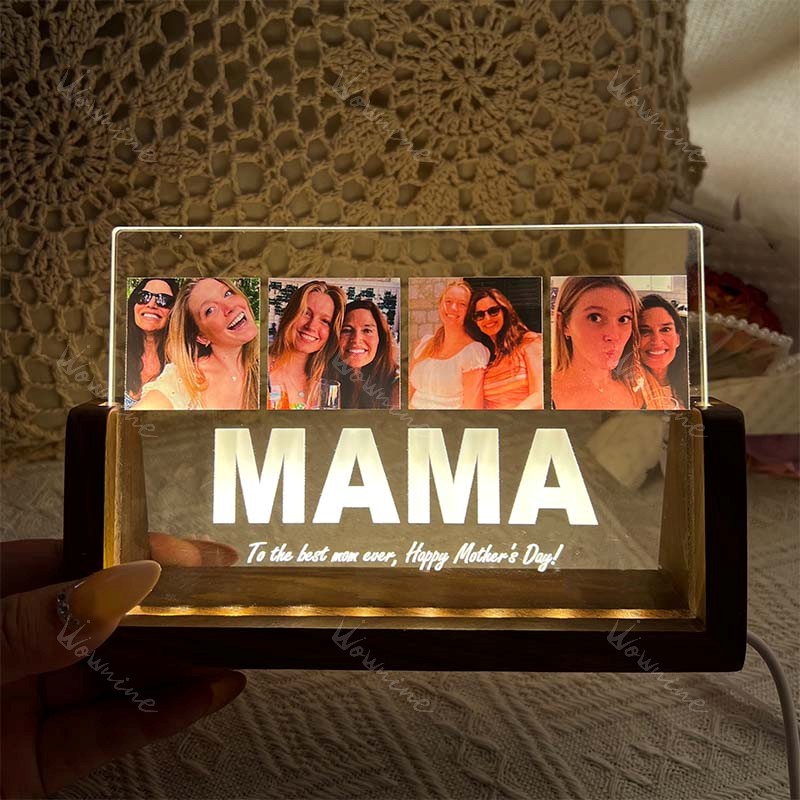 To The Best Mom Ever, Happy Mother's Day! - Personalized Acrylic Photos Plaque