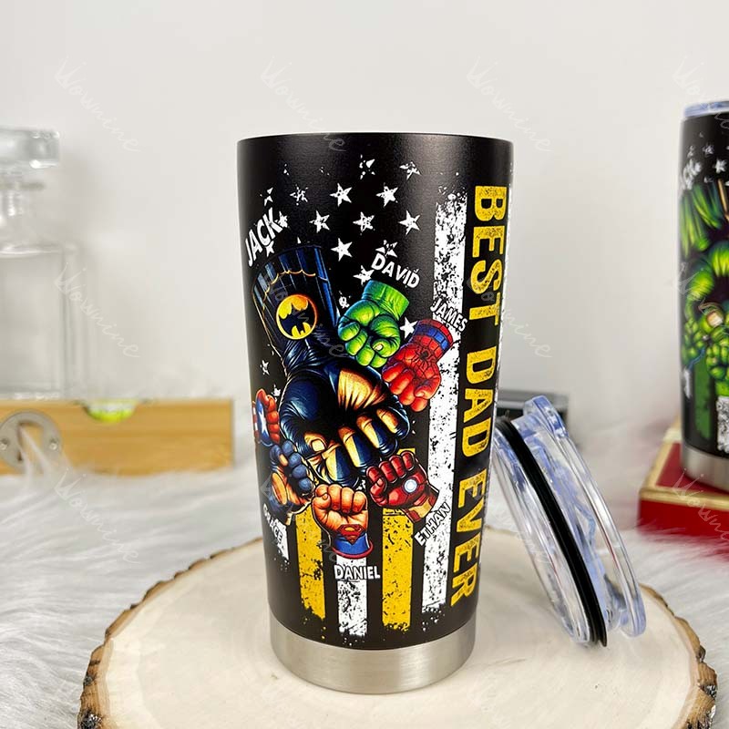 BEST DADMAN EVER Custom Stainless Steel Tumbler
