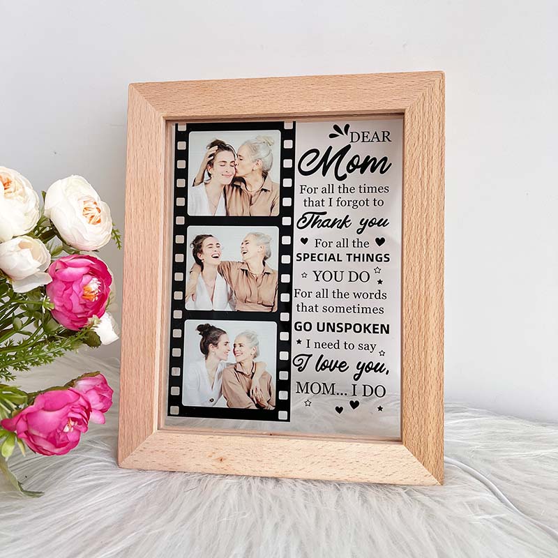 I Promise To Love You For The Rest Of Mine - Personalized Acrylic Photo Plaque
