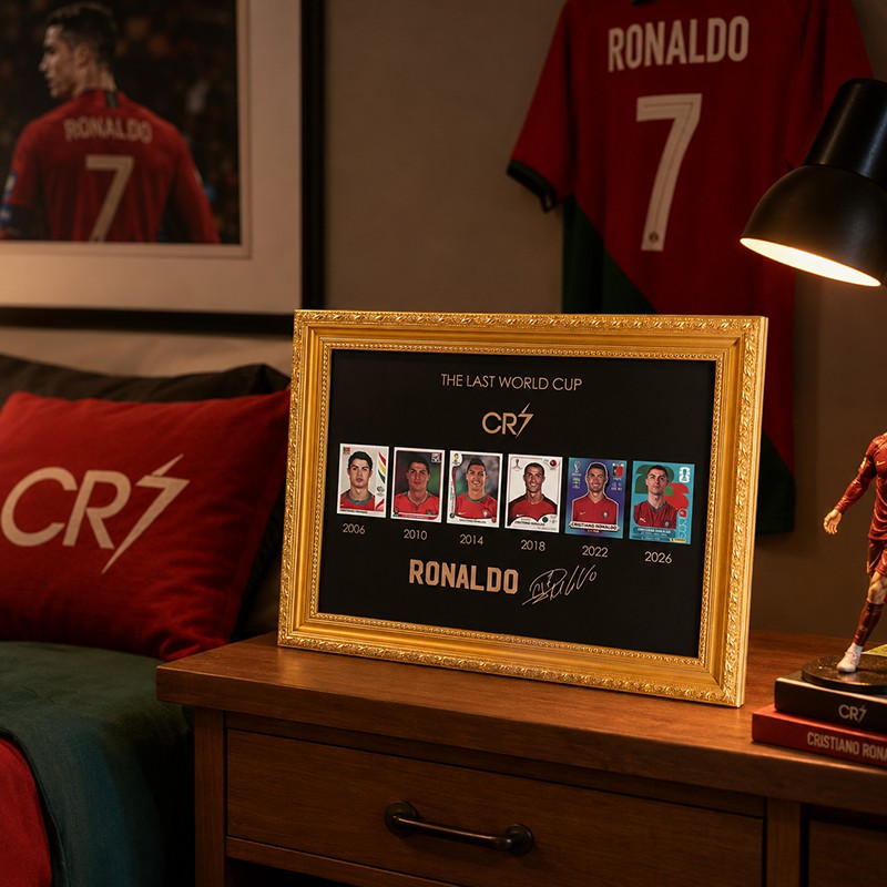Football Legend CR7 Tribute Framed Wall Art