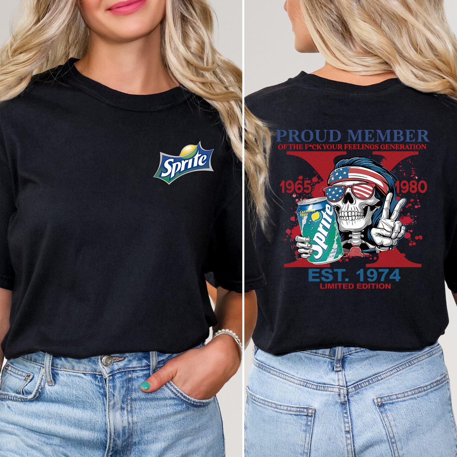 Customized Skeleton Drink Lover T-shirt
