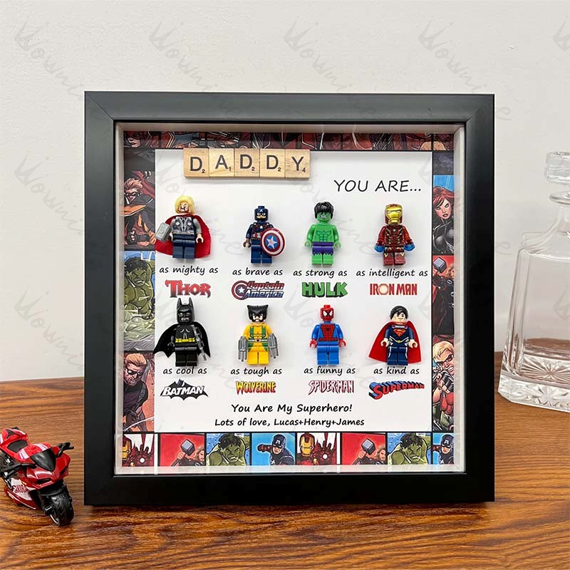 BraveHeroFrames - Custom Super Dad Gift Box