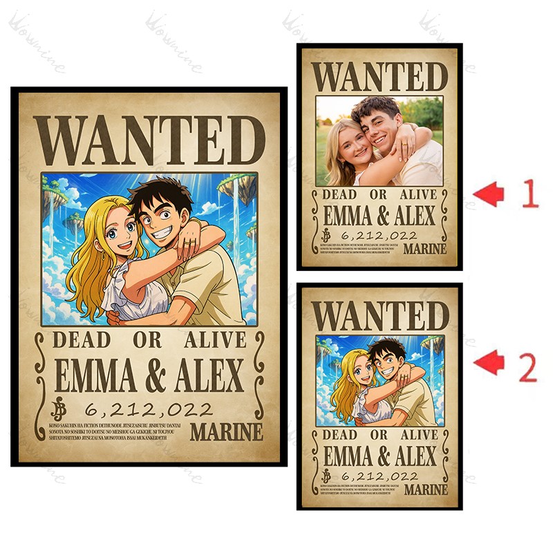 Anime WANTED Bounty Magic Frame: Photo to Pirate Allure