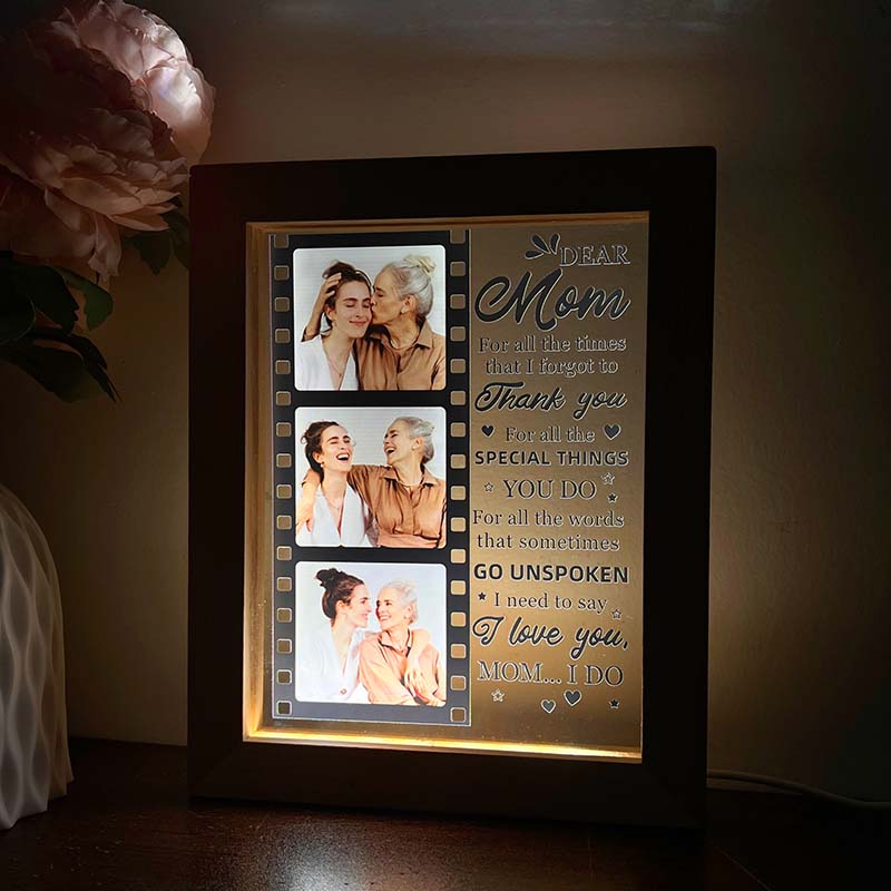 I Promise To Love You For The Rest Of Mine - Personalized Acrylic Photo Plaque