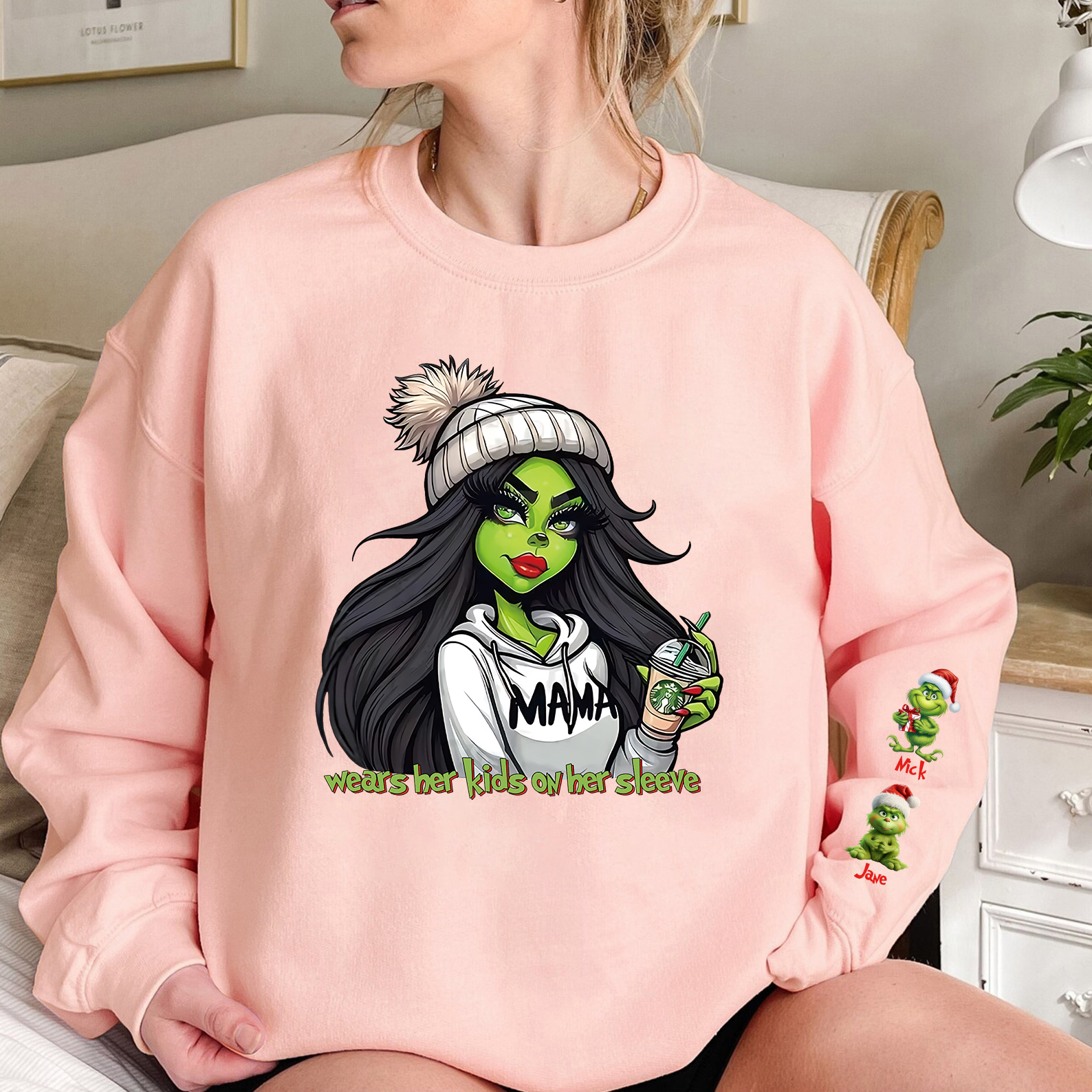 Custom Christmas Movie Characters Mama T-Shirt/Sweatshirt/Hoodie