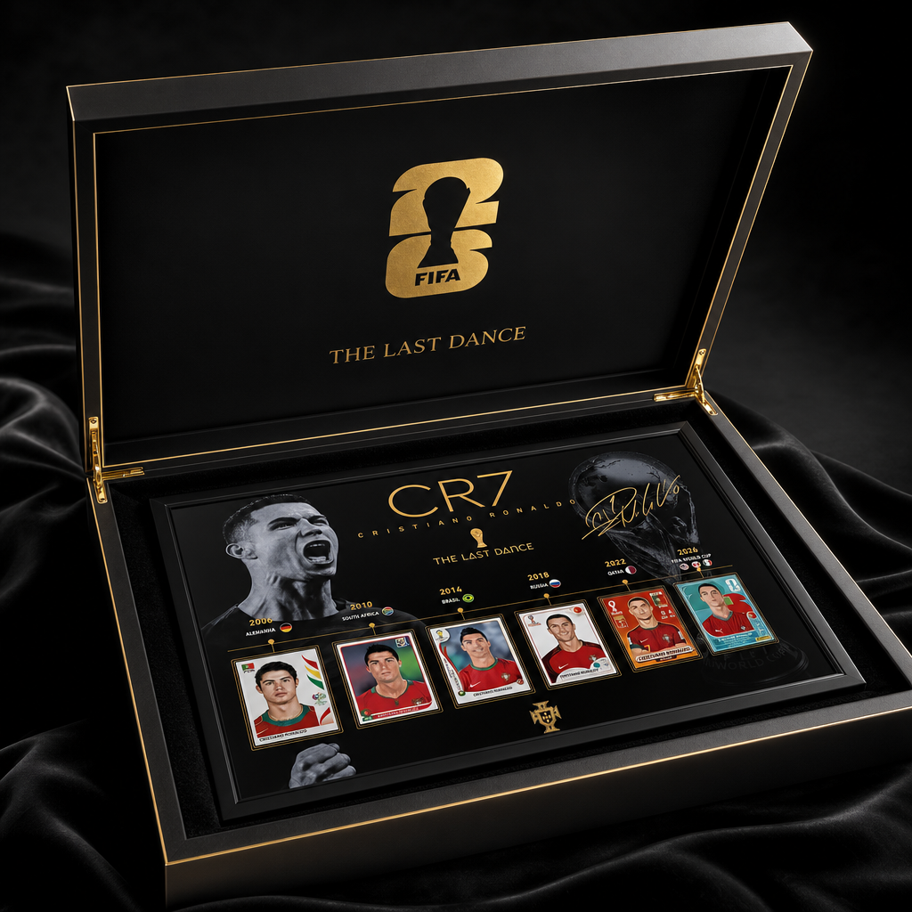 CR7 "The Last Dance 2026" World Cup Trading Card Premium Display Box