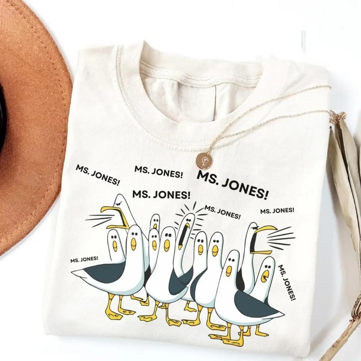 Custom Seagull Teacher Shirt – Personalized Funny Teacher Appreciation Tee