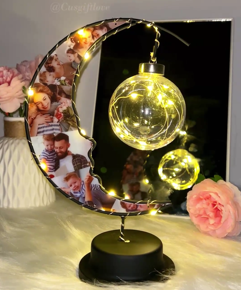 Personalized Photo Moon Lamp-Mother's Day Gift